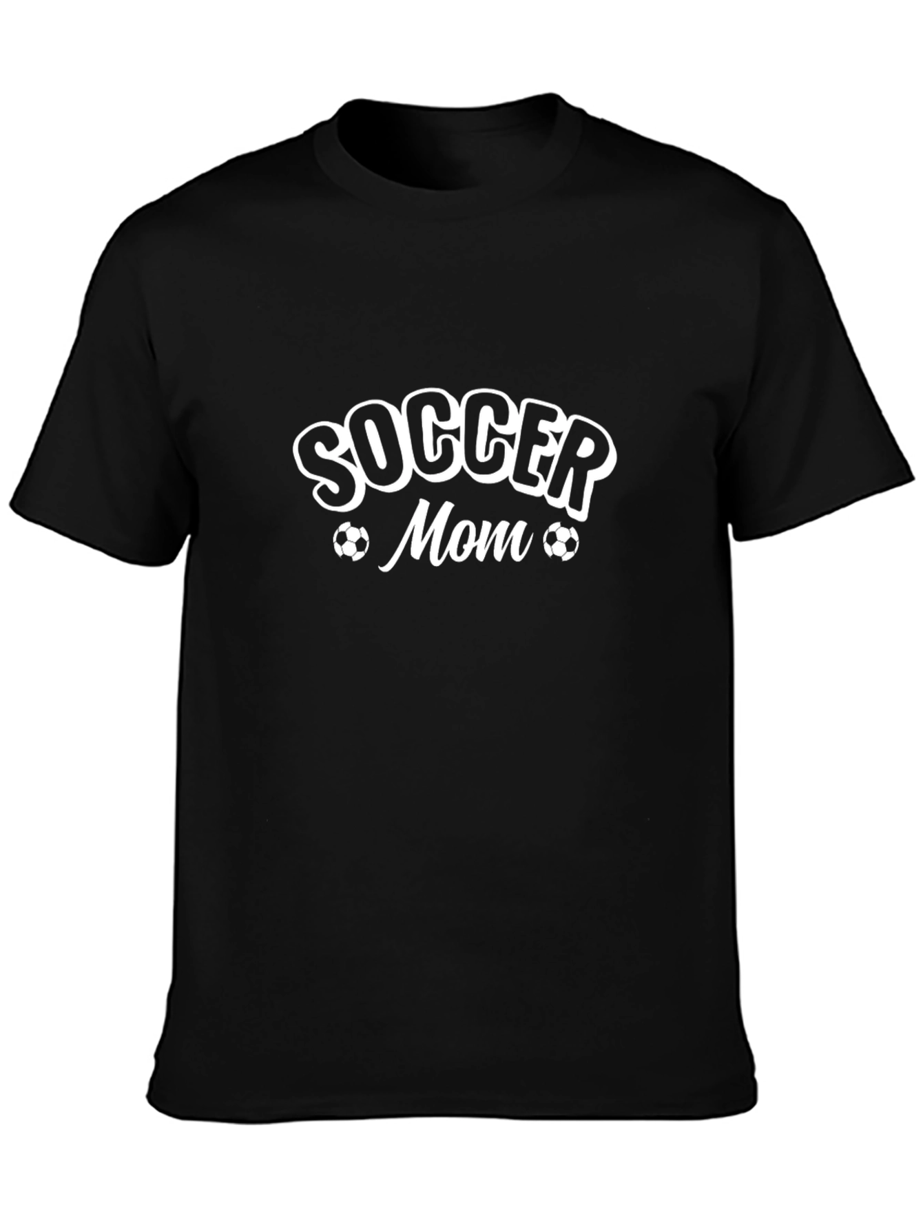 Soccer Mom Black T-Shirt