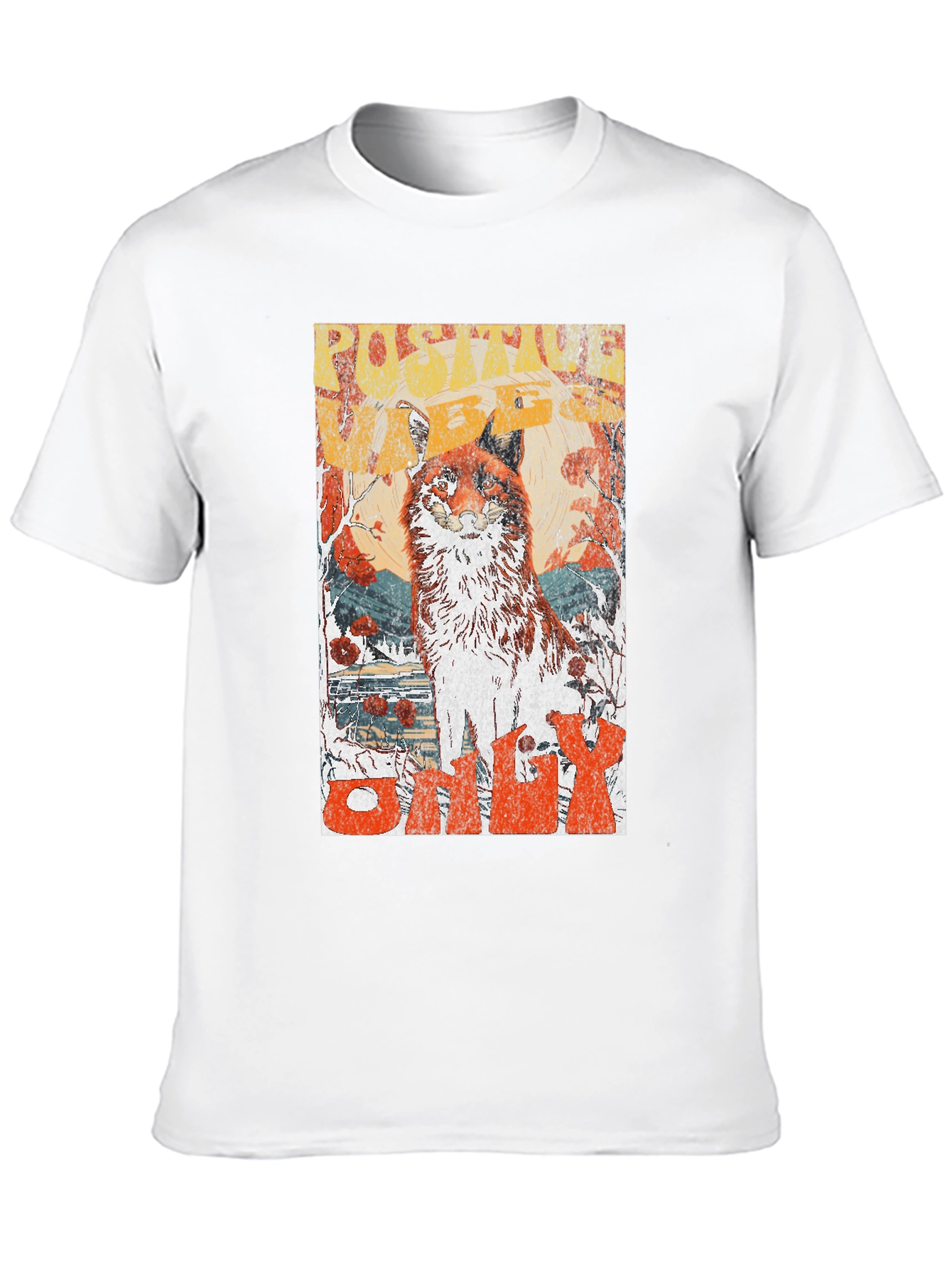 Fox Graphic Tee - Nature Inspired Unisex T-Shirt