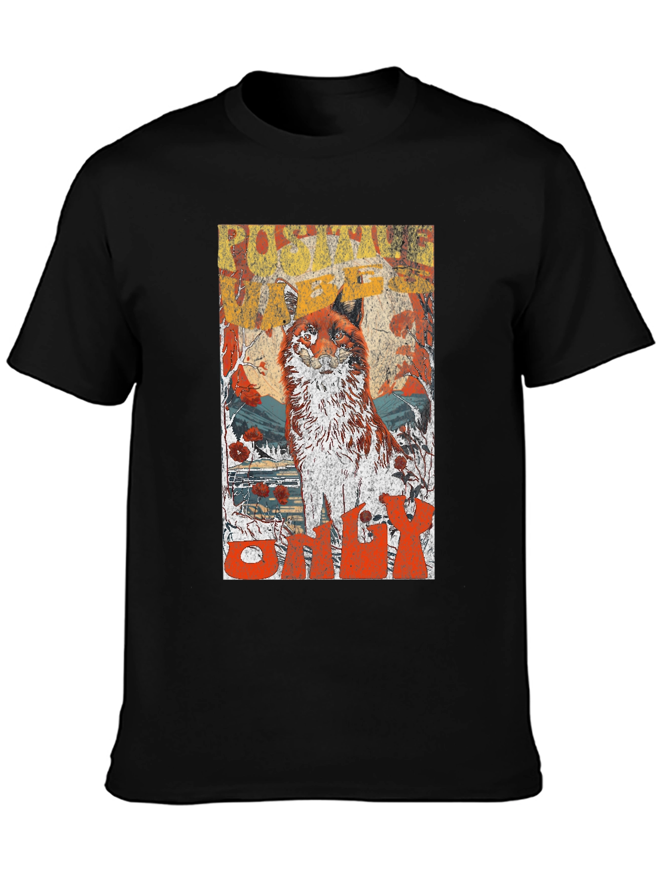 Fox Graphic Tee - Nature Inspired Unisex T-Shirt