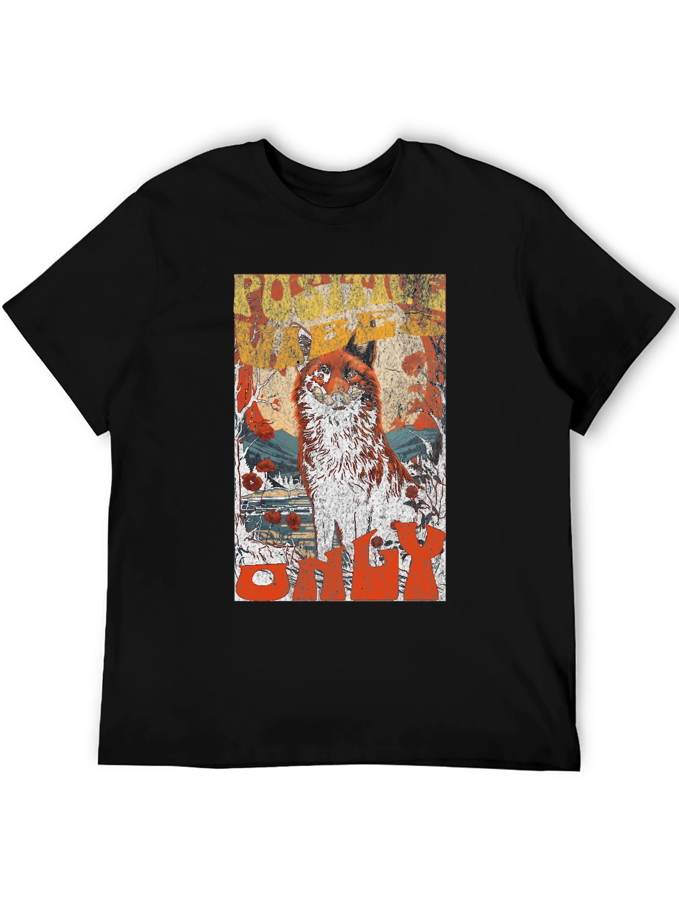 Fox Graphic Tee - Nature Inspired Unisex T-Shirt