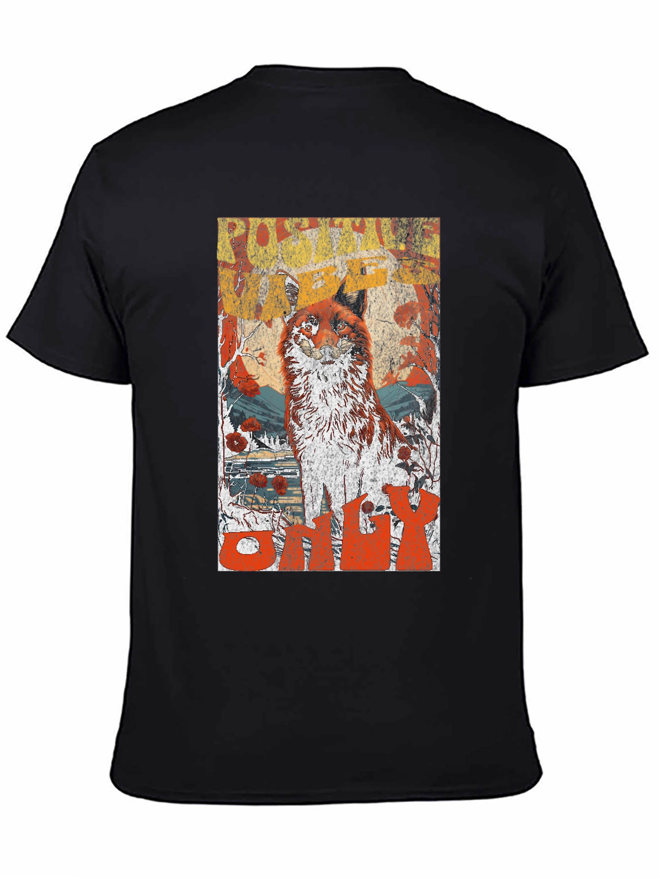 Fox Graphic Tee - Nature Inspired Unisex T-Shirt
