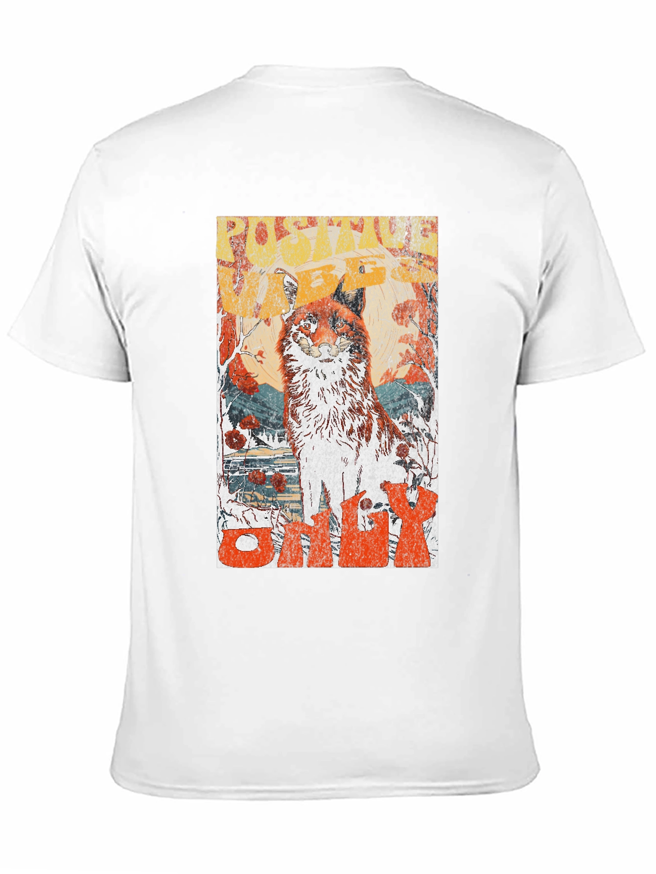 Fox Graphic Tee - Nature Inspired Unisex T-Shirt
