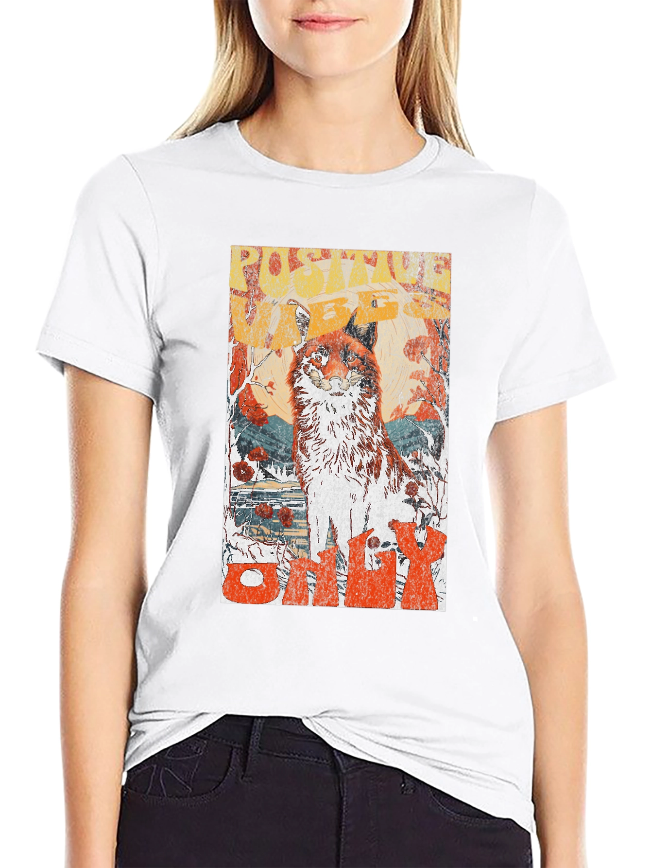 Fox Graphic Tee - Nature Inspired Unisex T-Shirt