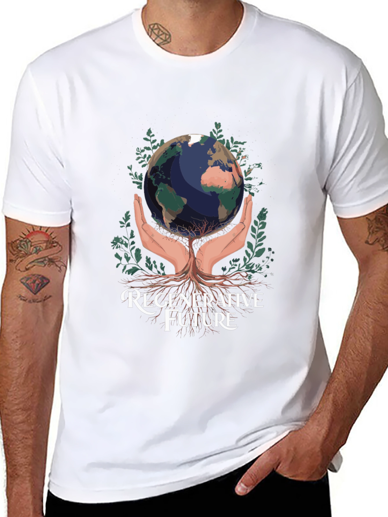 Regenerative Future Earth Graphic Tee