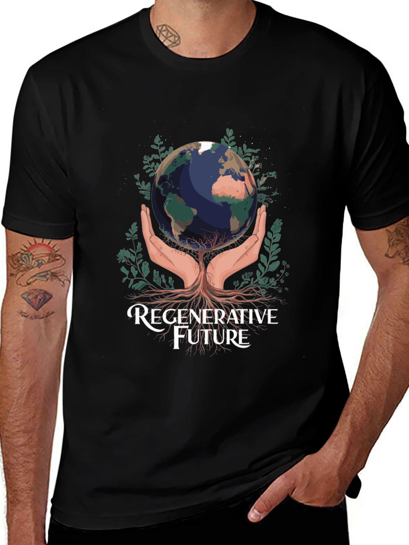 Regenerative Future Earth Graphic Tee