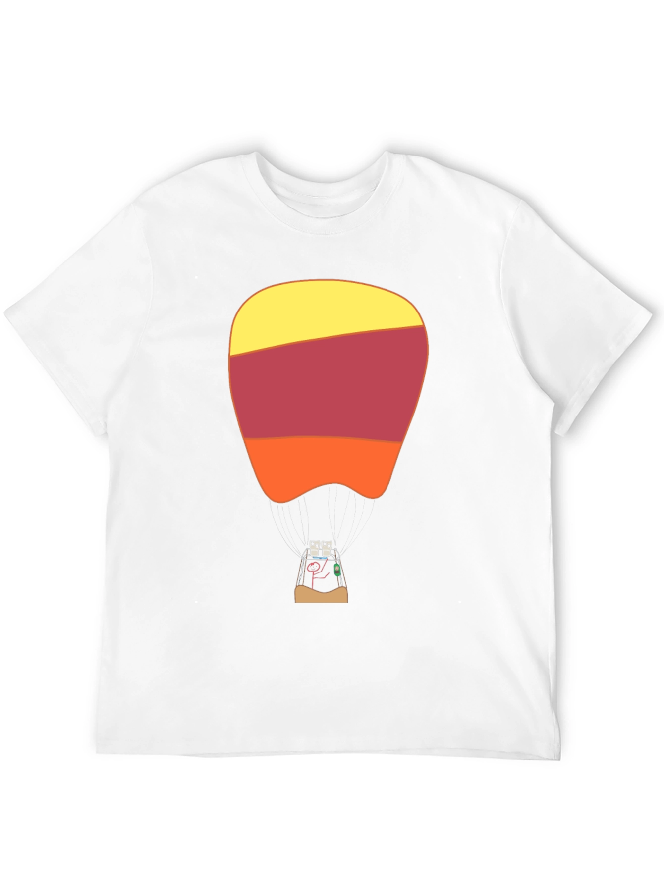 Retro Hot Air Balloon Graphic T-Shirt