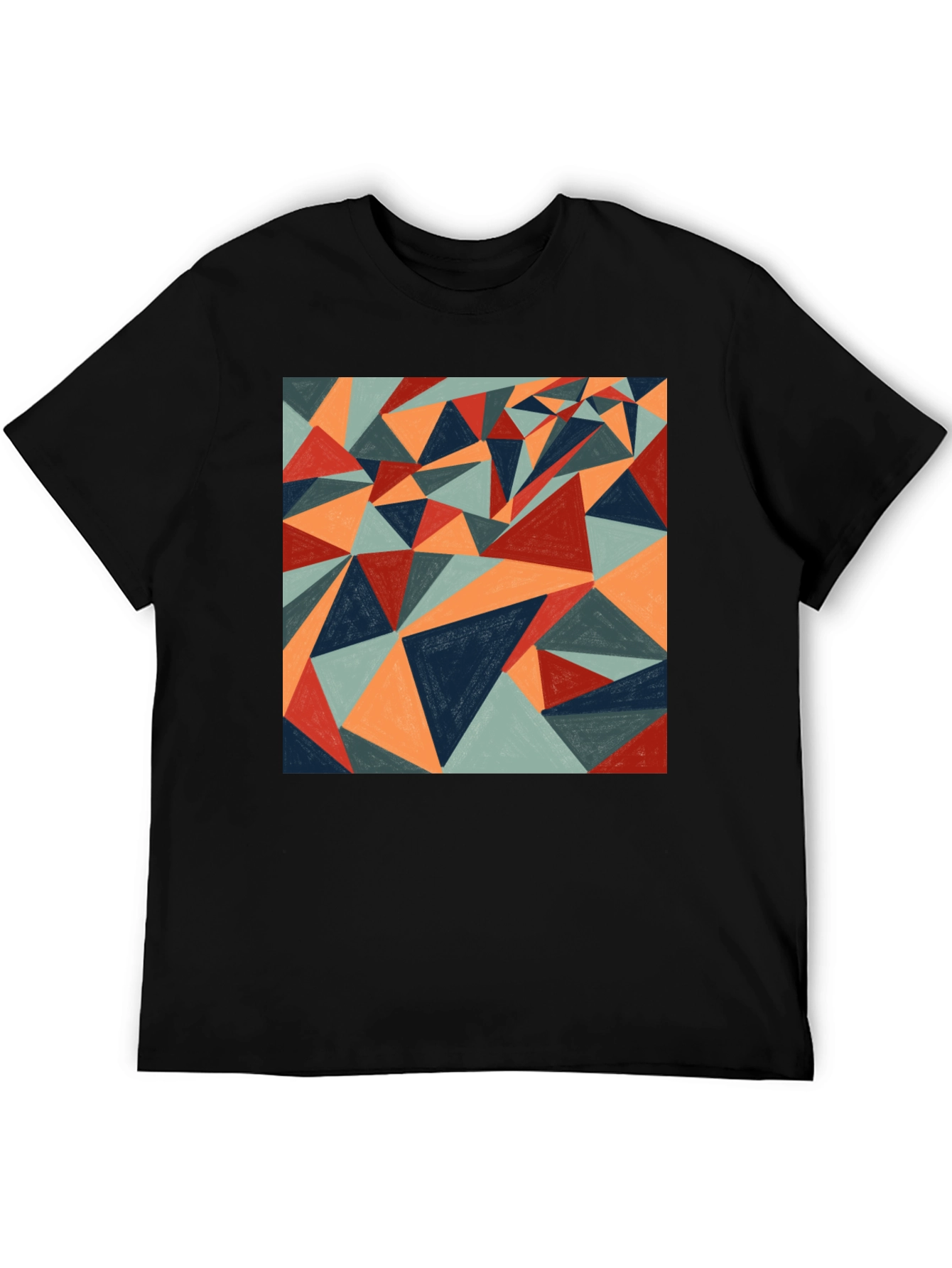 Geometric Triangle Tee - Abstract Art Shirt