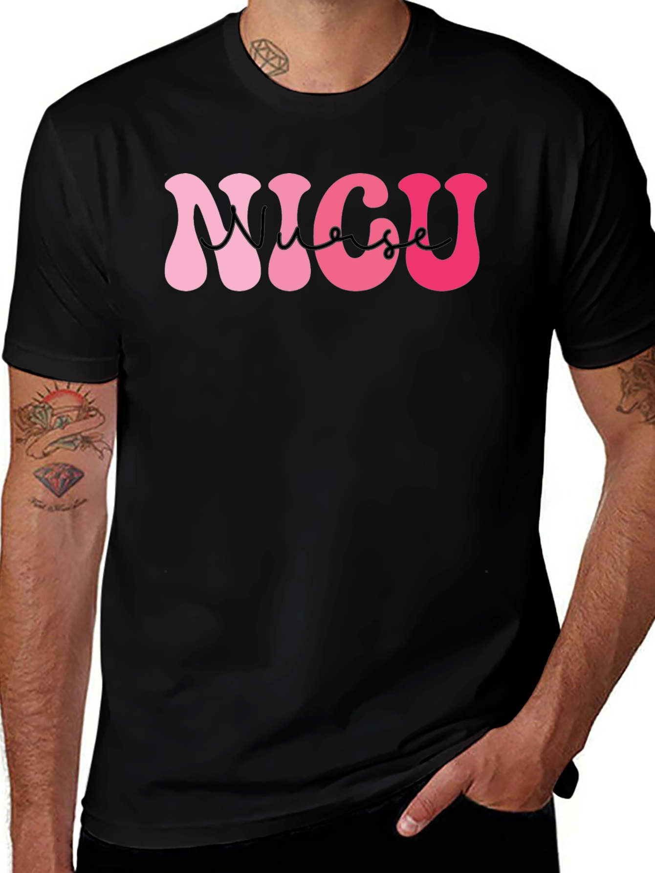 NICU Nurse T-Shirt - Retro Style Comfortable Fit
