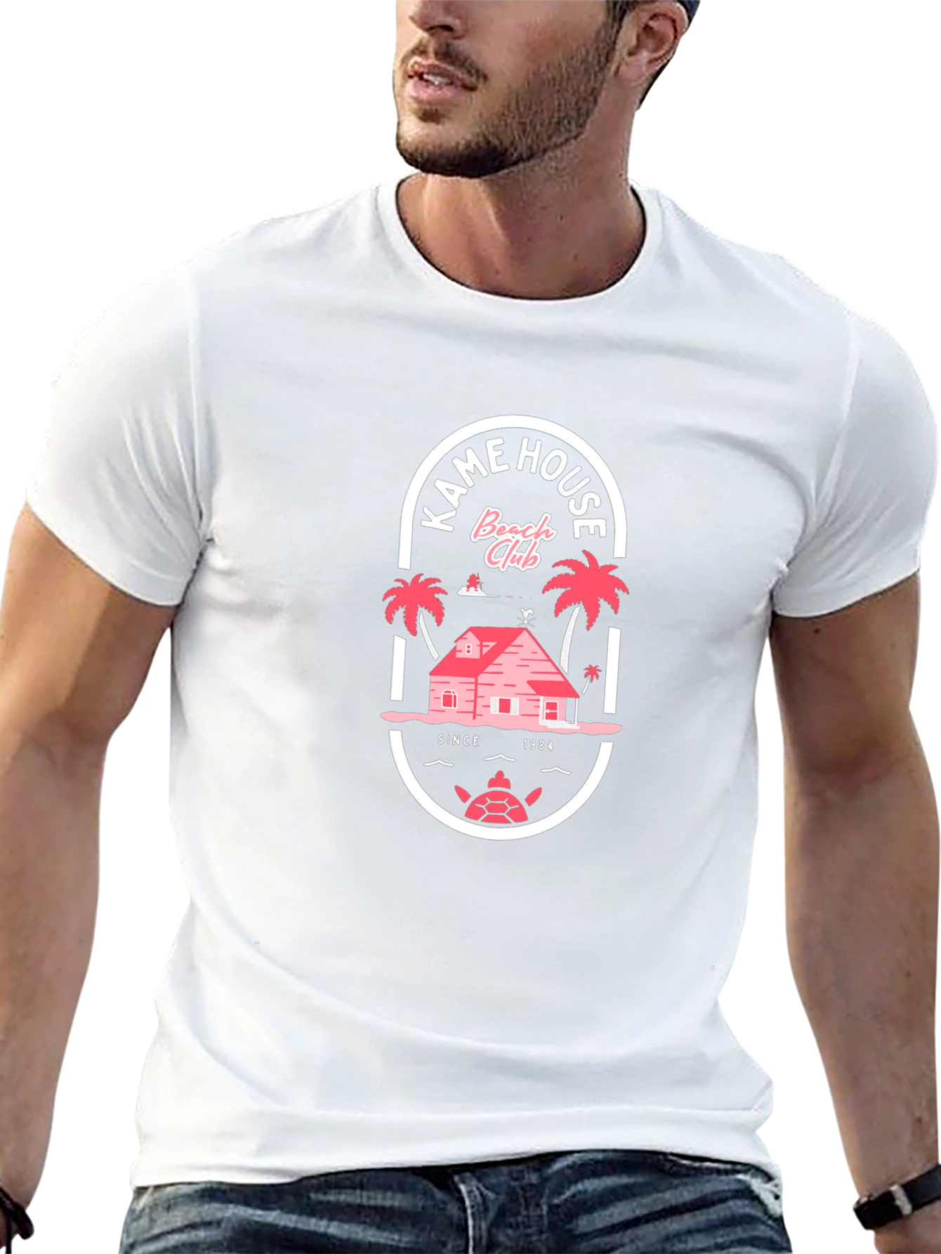 Kame House Beach Club Black T-Shirt