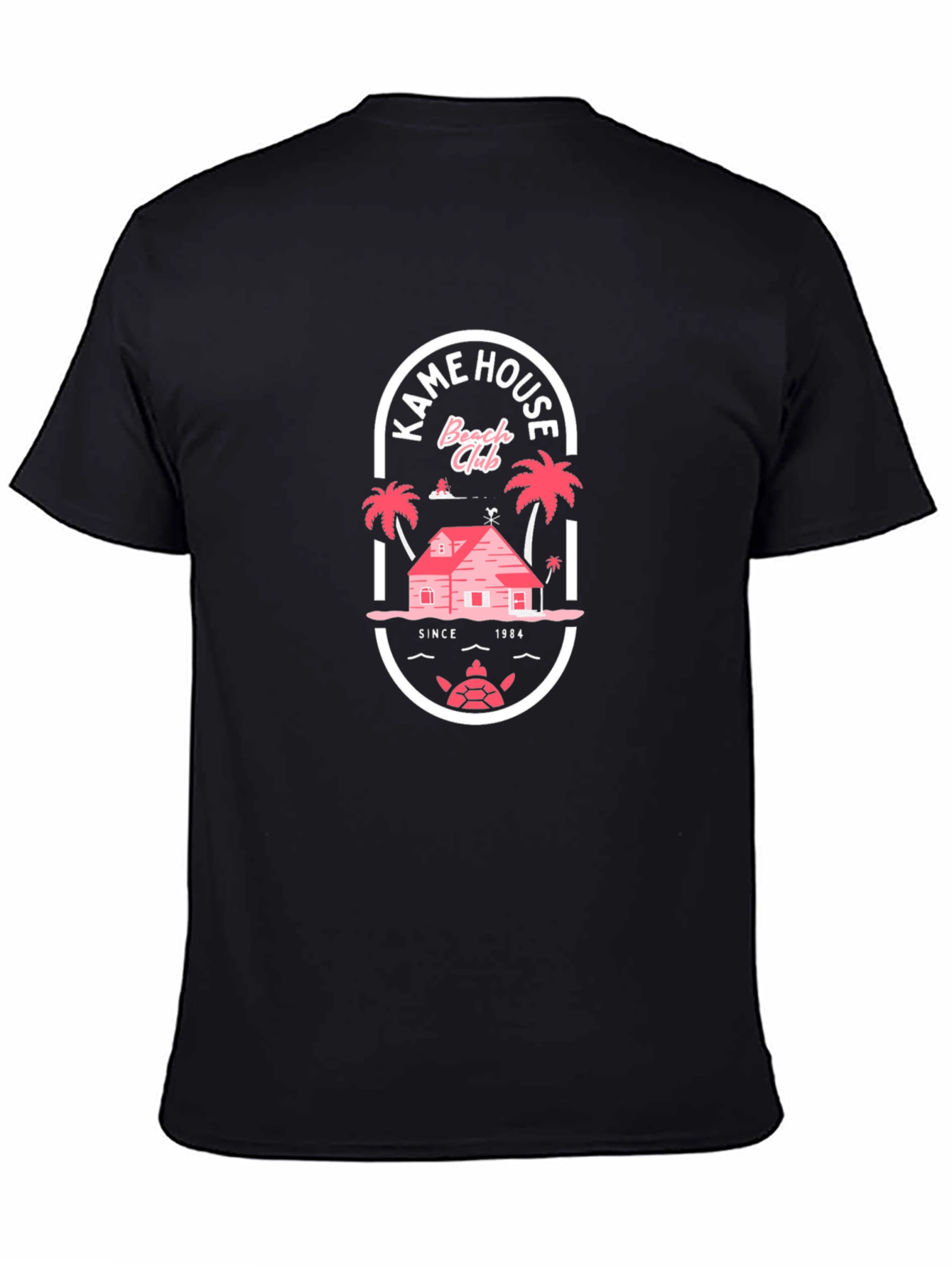 Kame House Beach Club Black T-Shirt