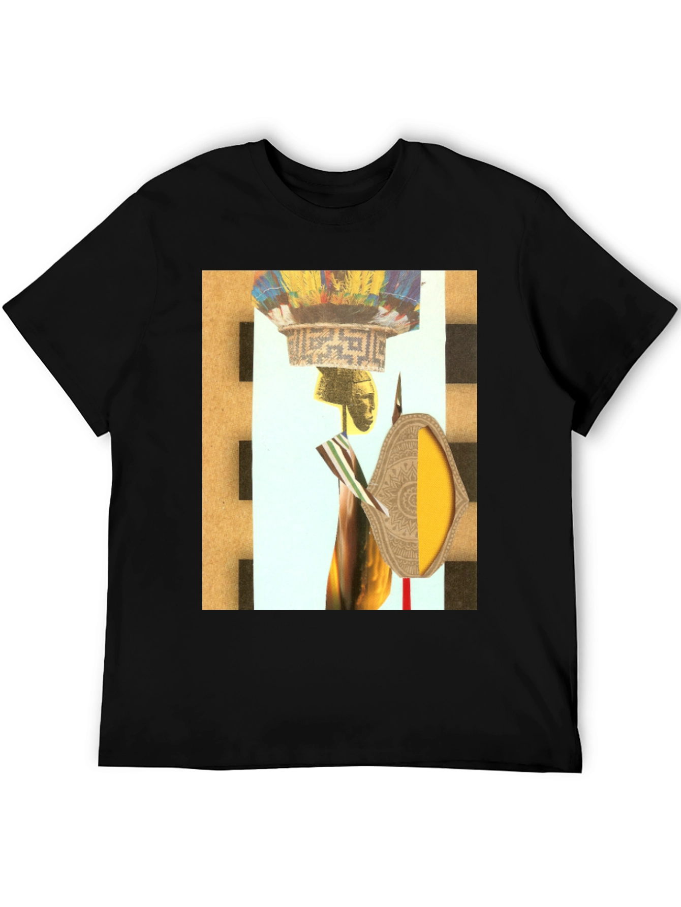 Abstract Graphic Print Tee