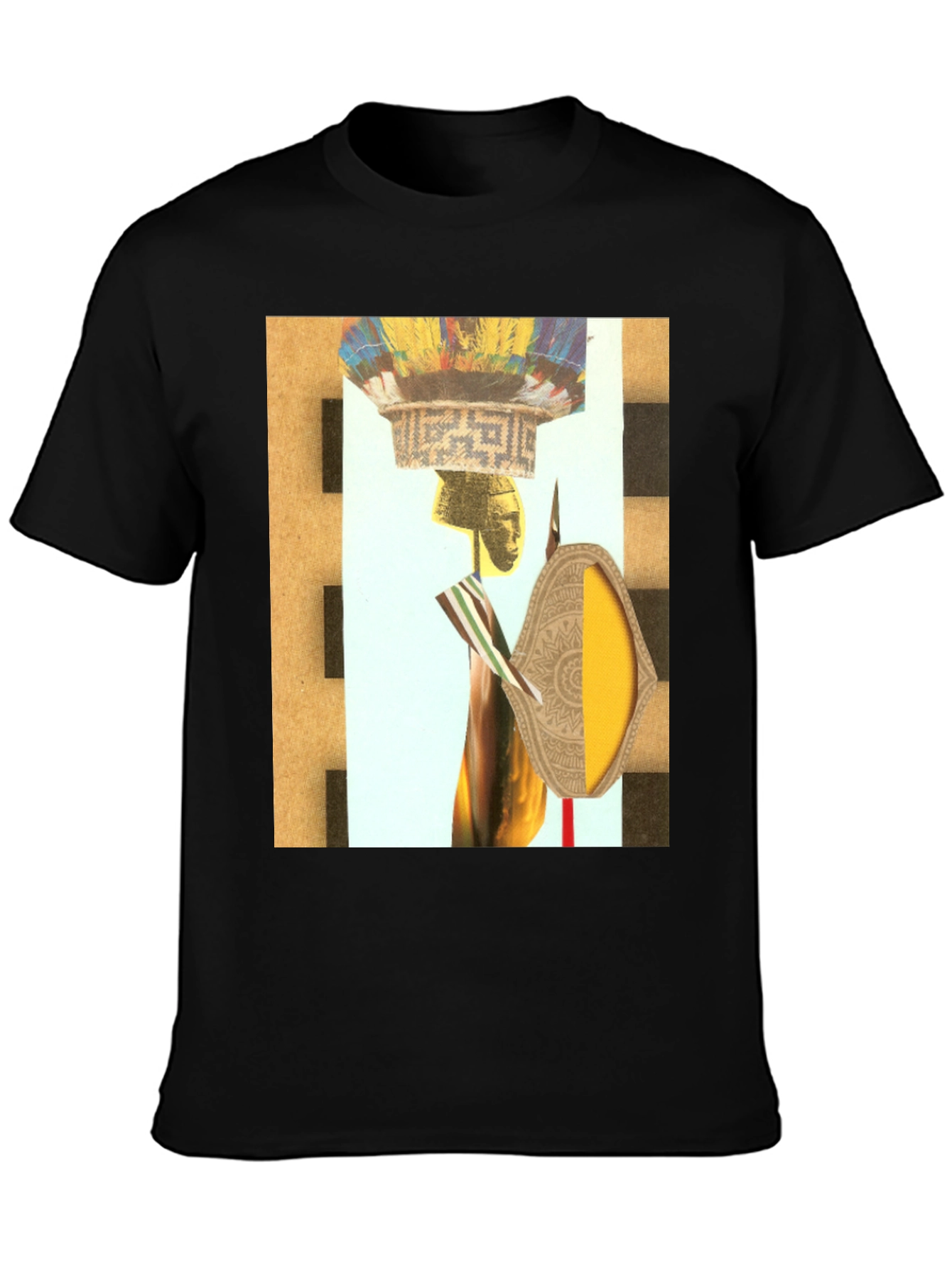 Abstract Graphic Print Tee