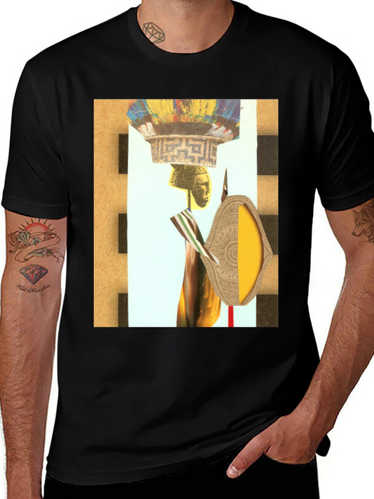Abstract Graphic Print Tee
