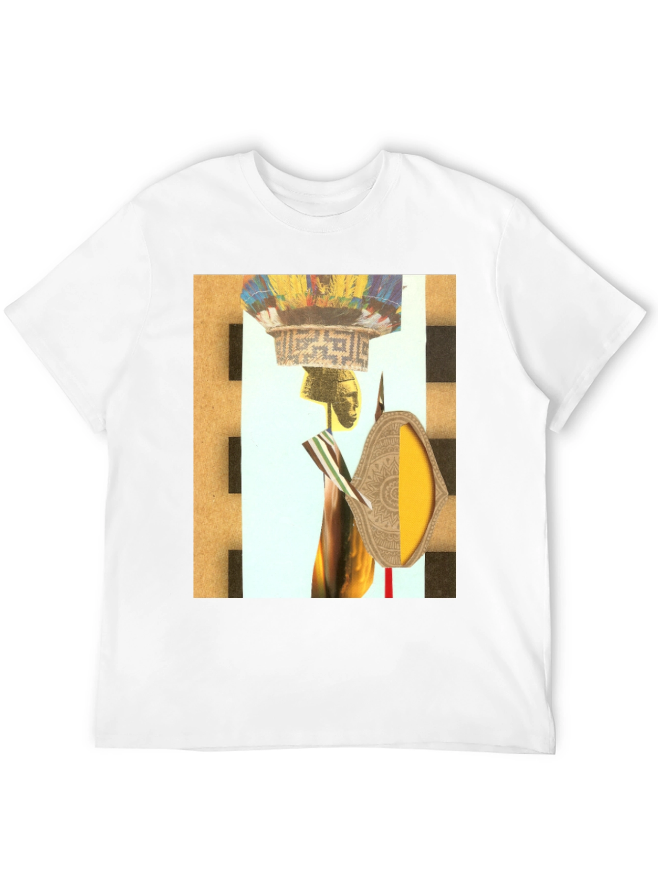 Abstract Graphic Print Tee