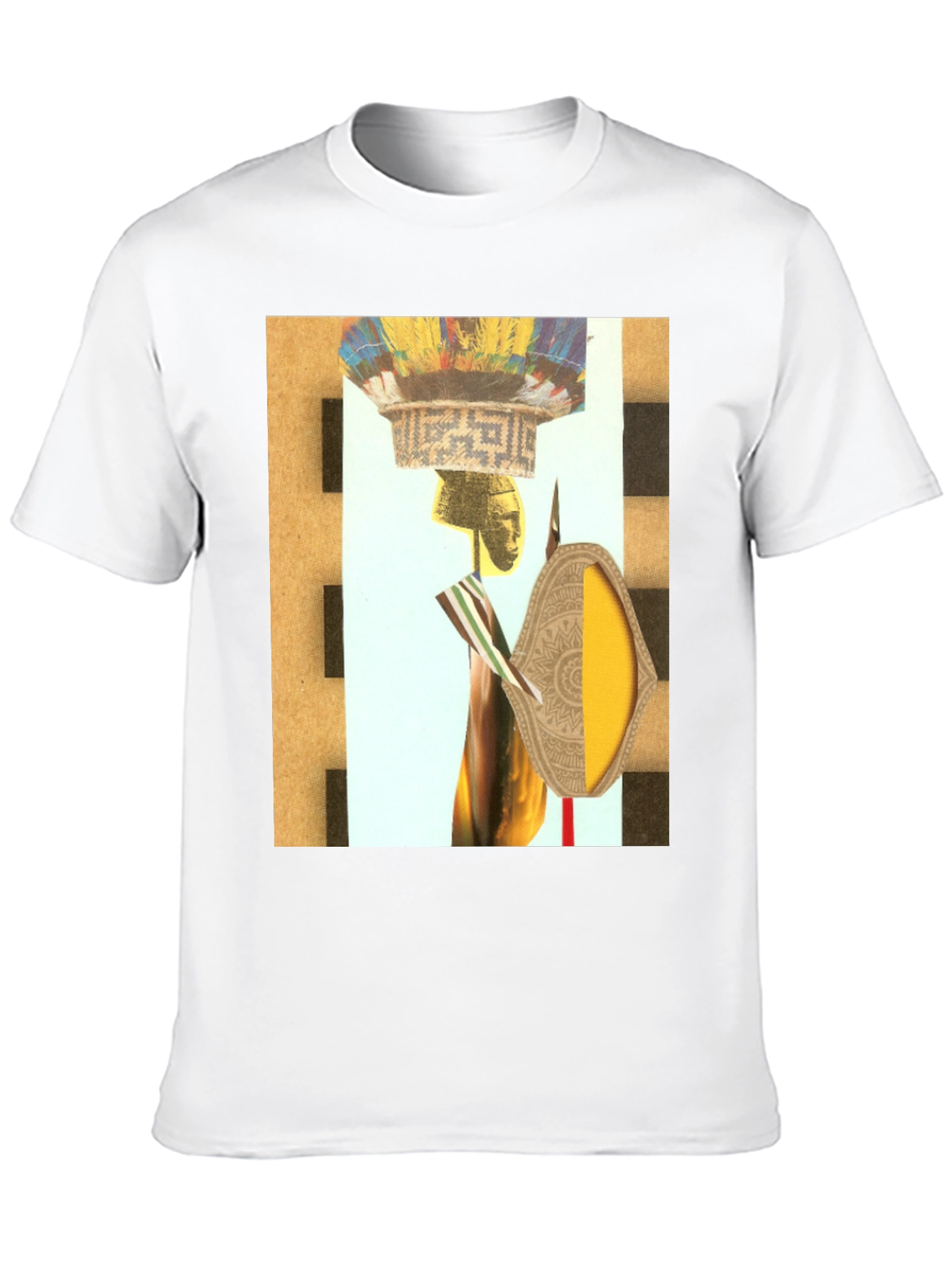 Abstract Graphic Print Tee