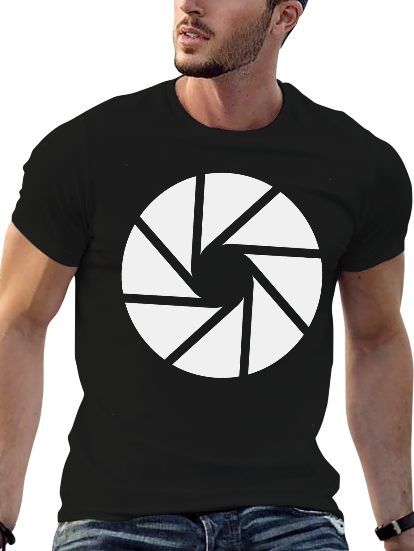 Camera Aperture Graphic T-Shirt