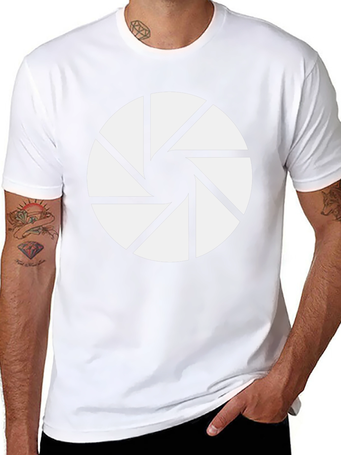 Camera Aperture Graphic T-Shirt