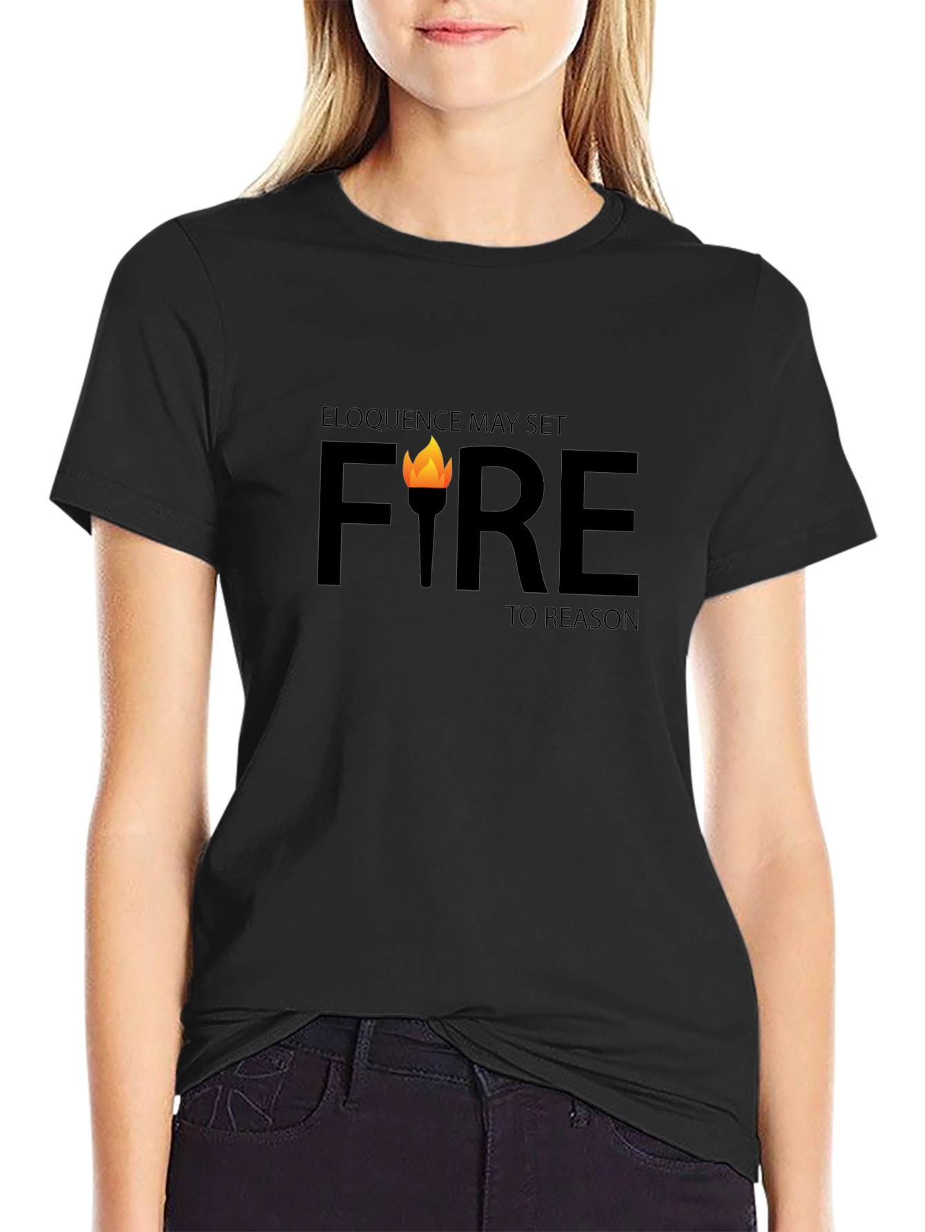 Eloquence Fire to Reason Graphic T-Shirt