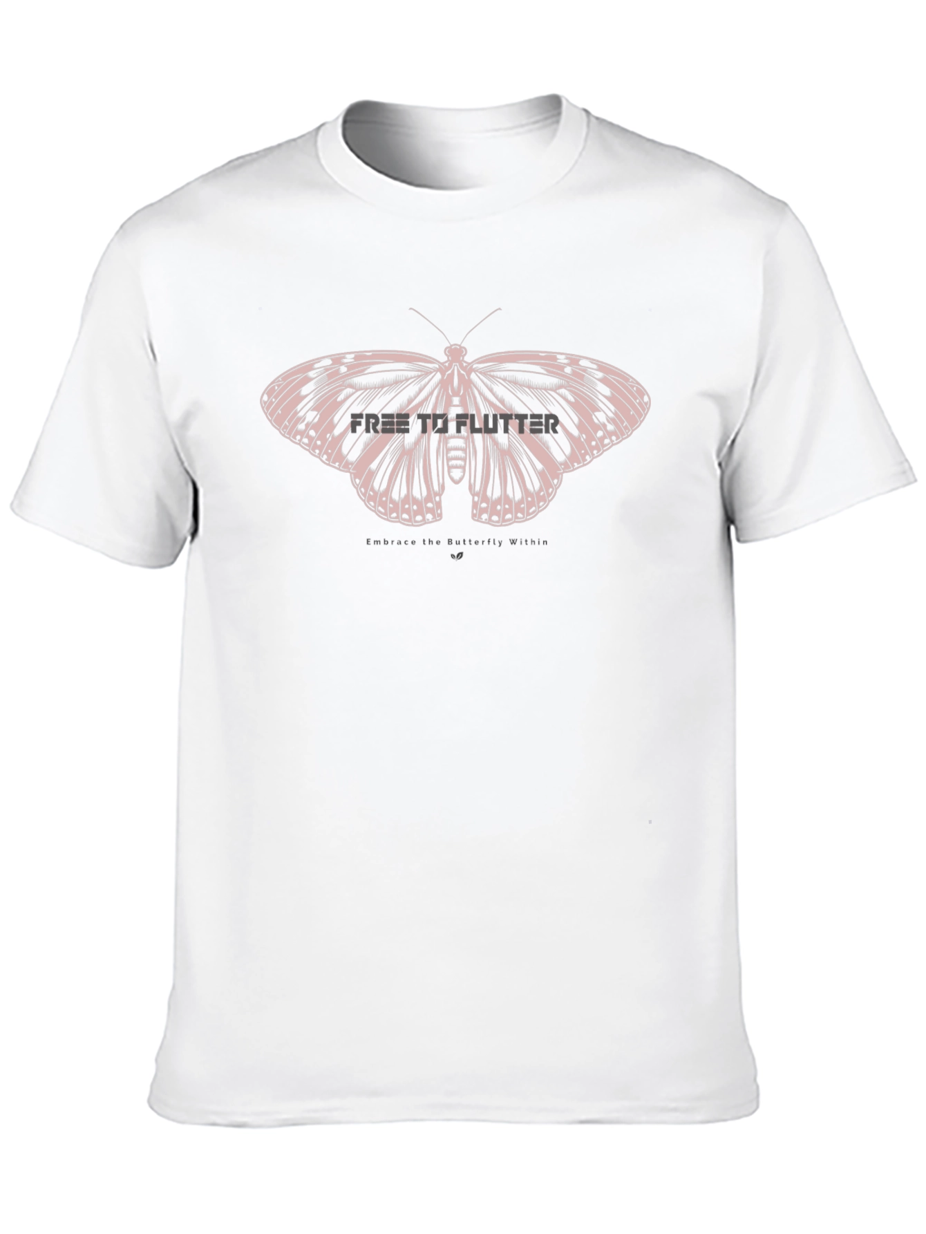 Embrace the Butterfly Within Black T-Shirt