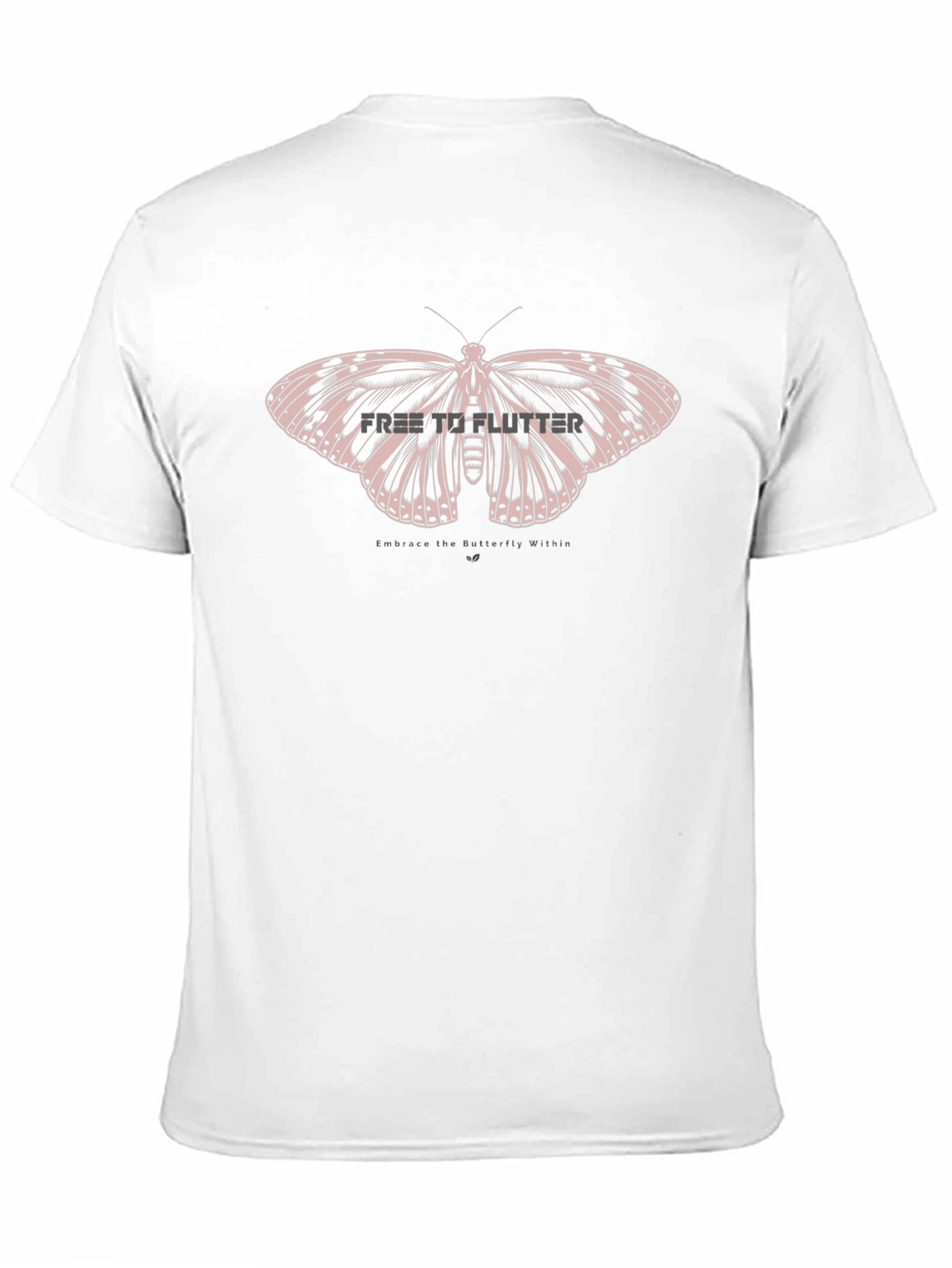 Embrace the Butterfly Within Black T-Shirt