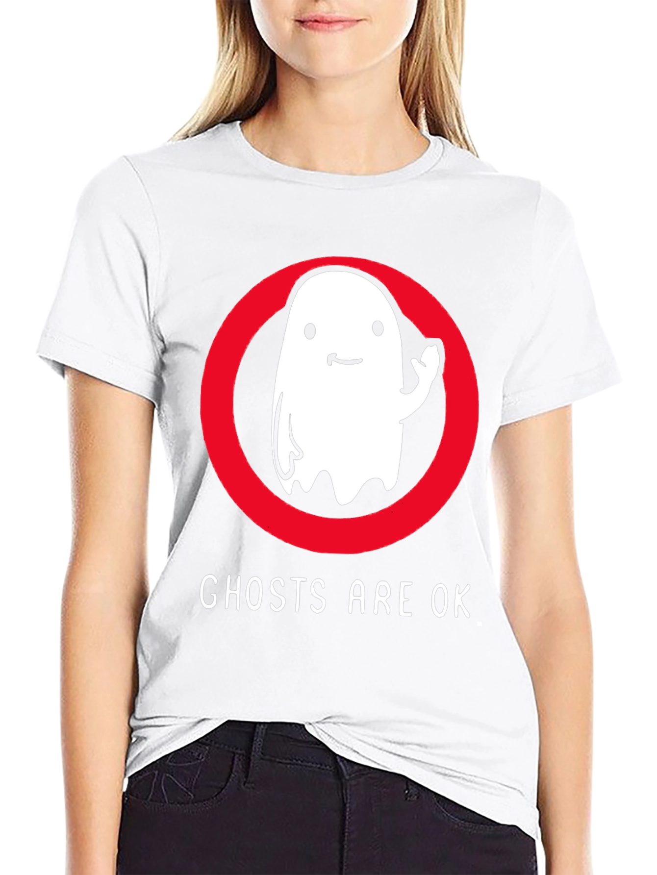 Ghosts Are OK T-Shirt - Fun Spooky Tee