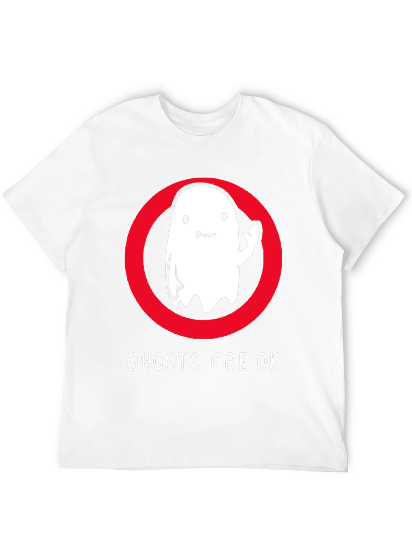 Ghosts Are OK T-Shirt - Fun Spooky Tee