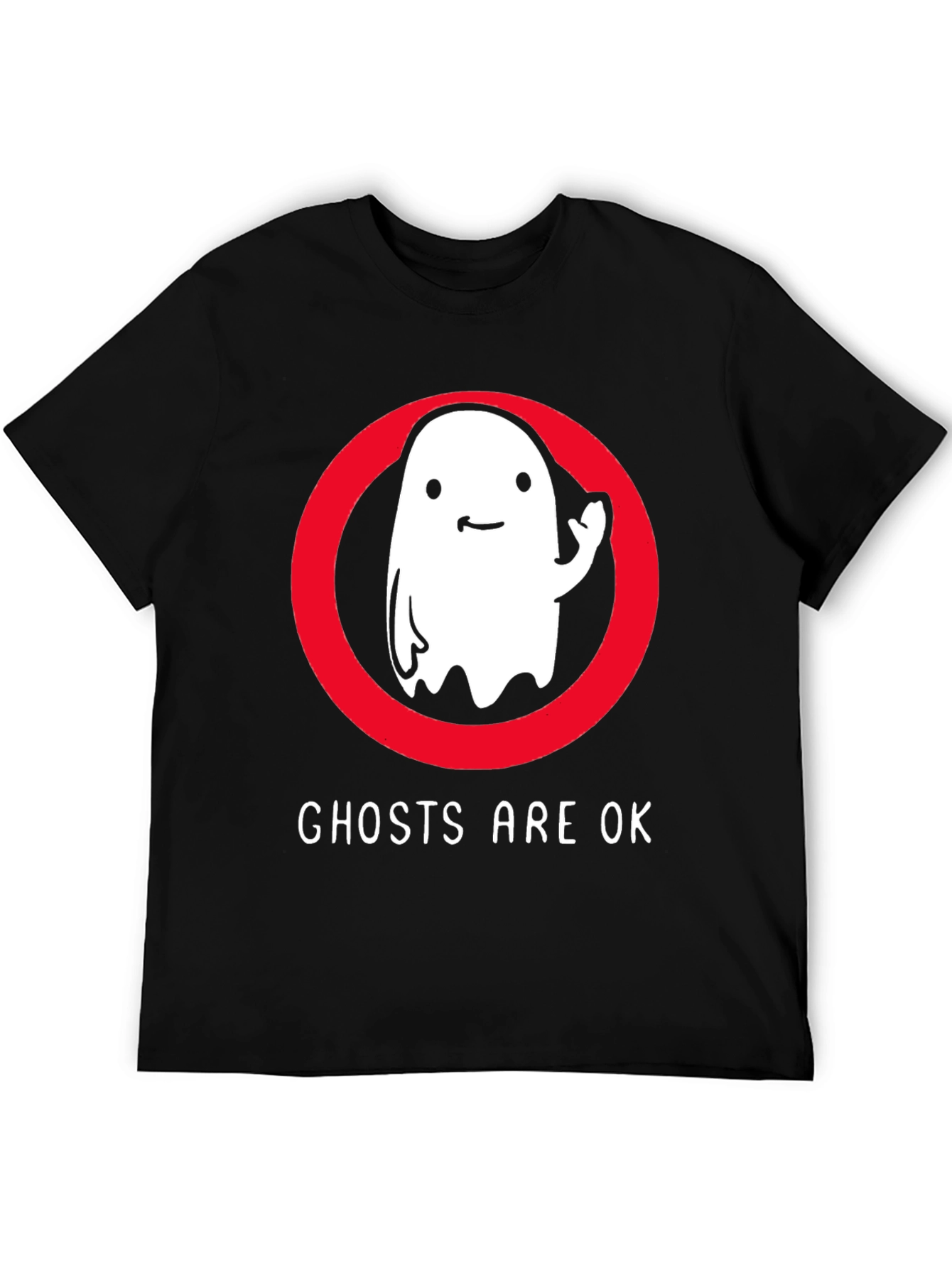 Ghosts Are OK T-Shirt - Fun Spooky Tee