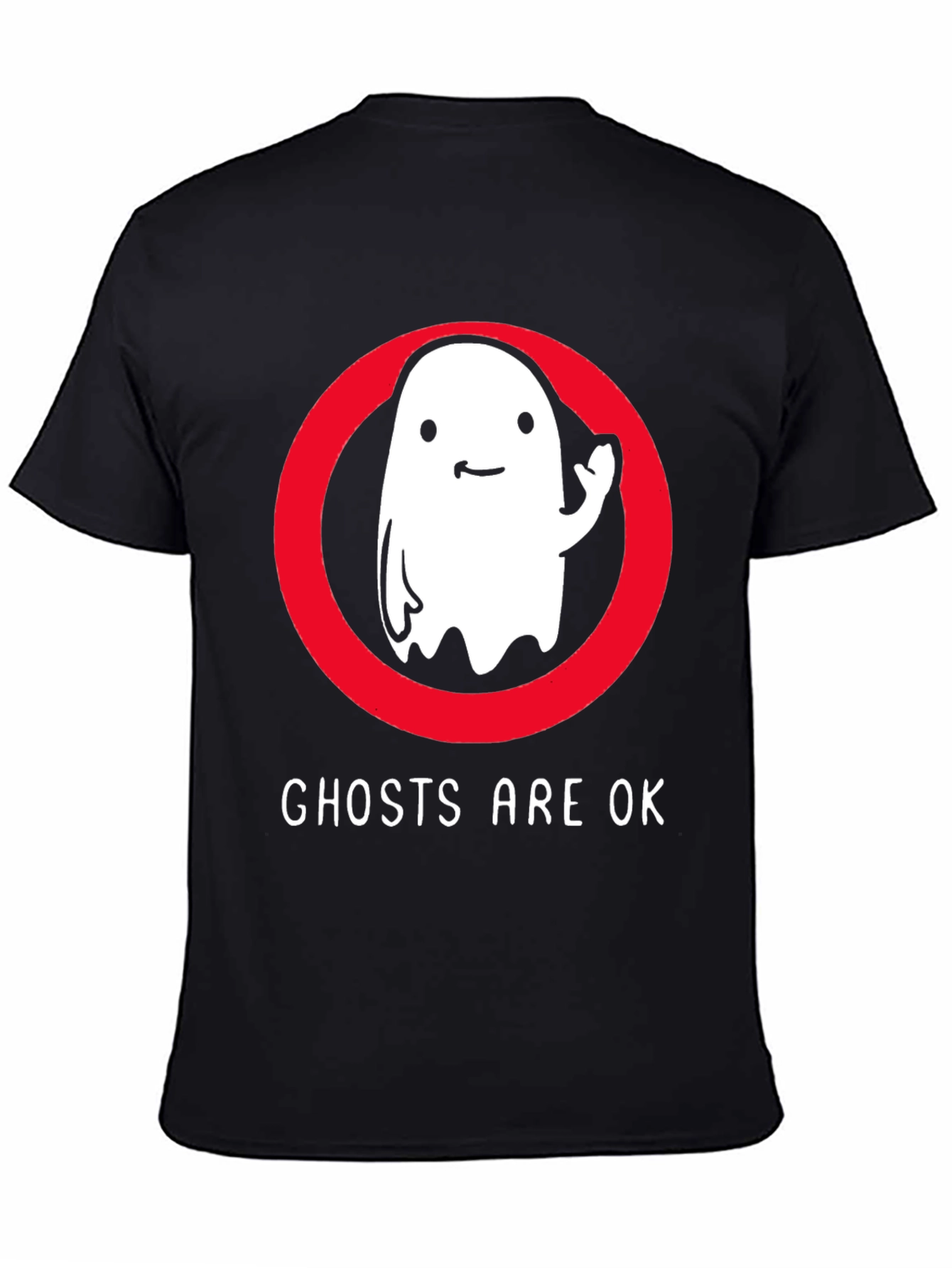 Ghosts Are OK T-Shirt - Fun Spooky Tee