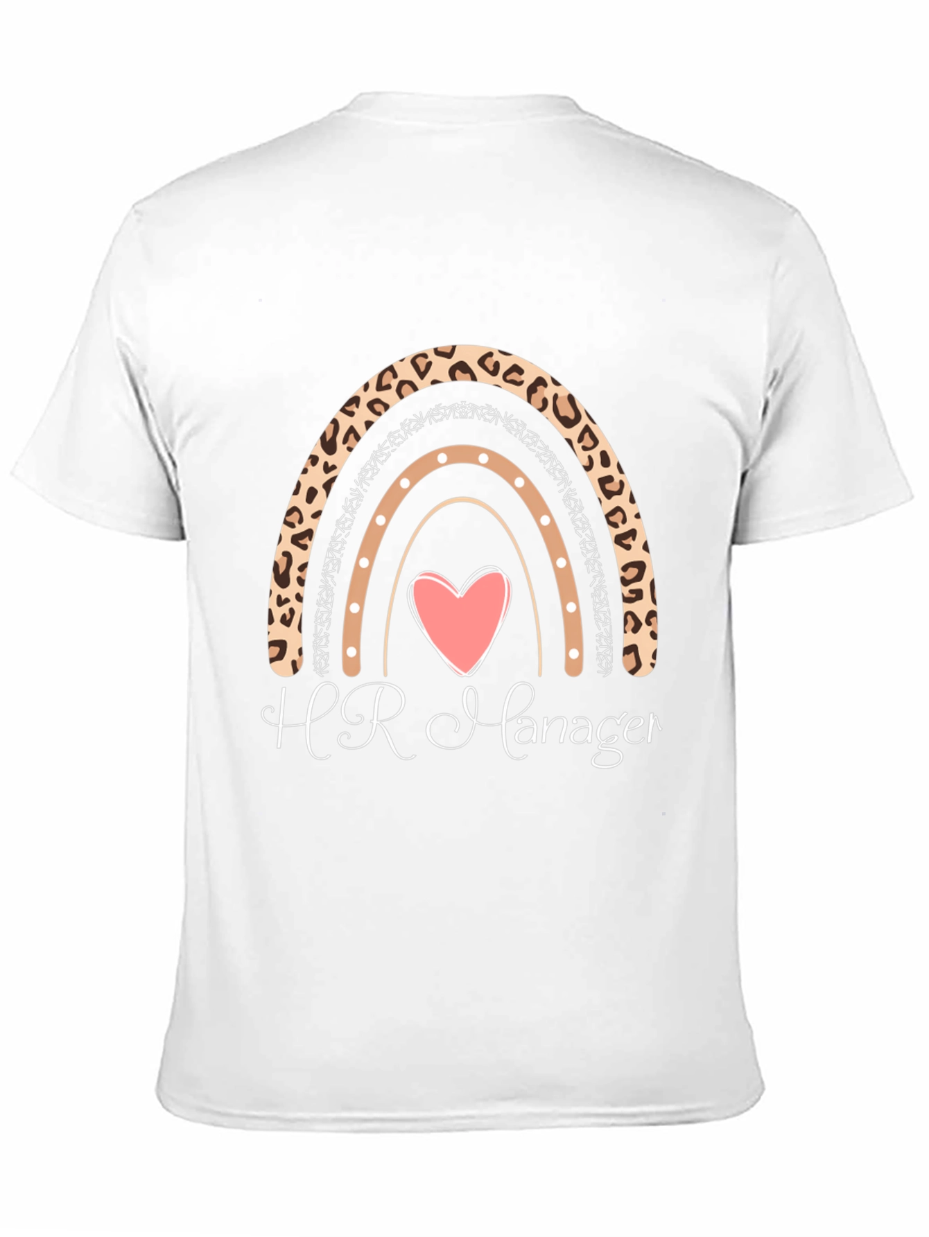 HR Manager Leopard Rainbow T-Shirt