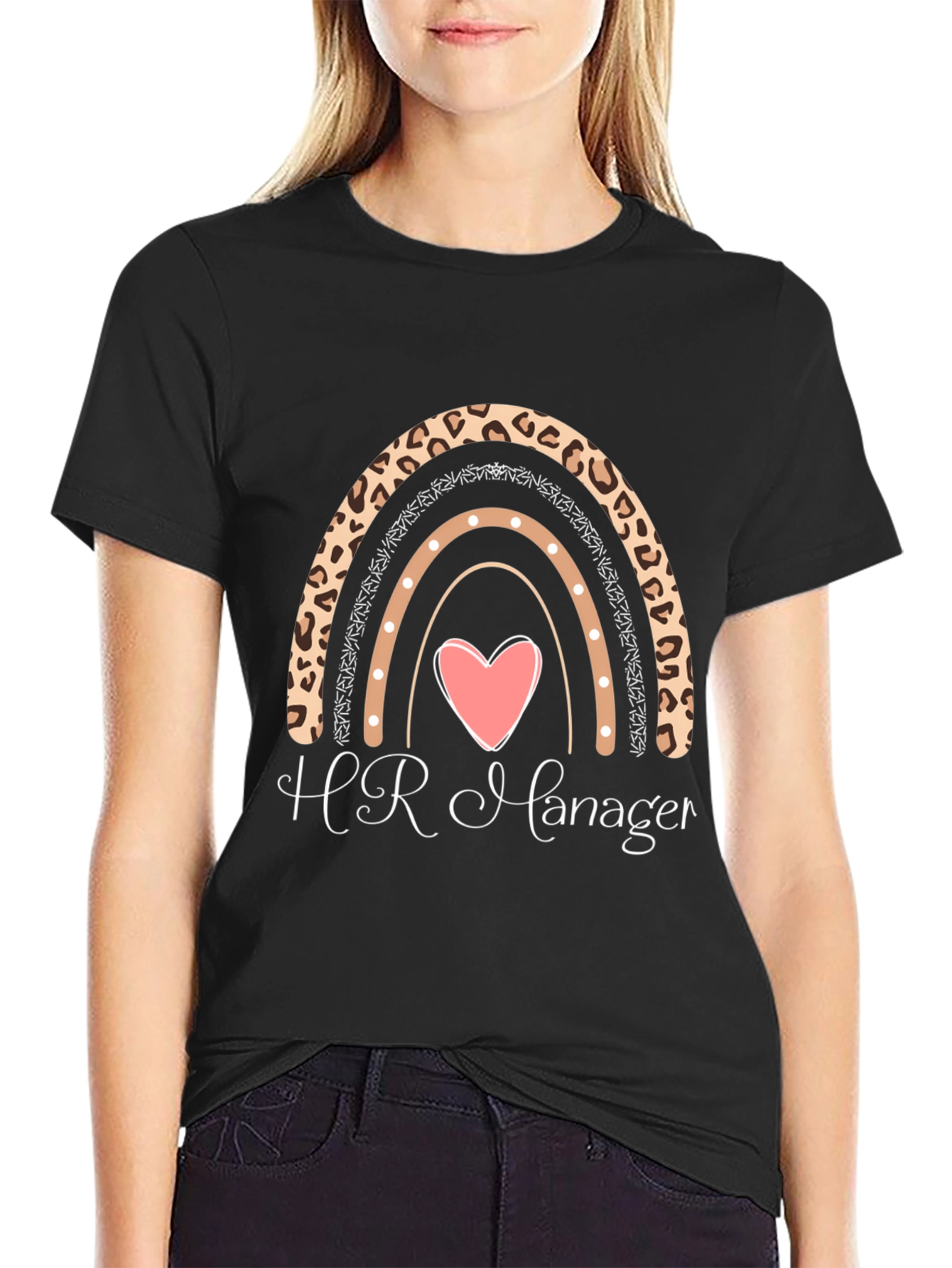 HR Manager Leopard Rainbow T-Shirt