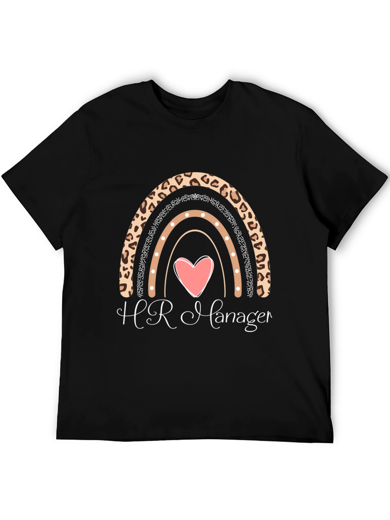 HR Manager Leopard Rainbow T-Shirt