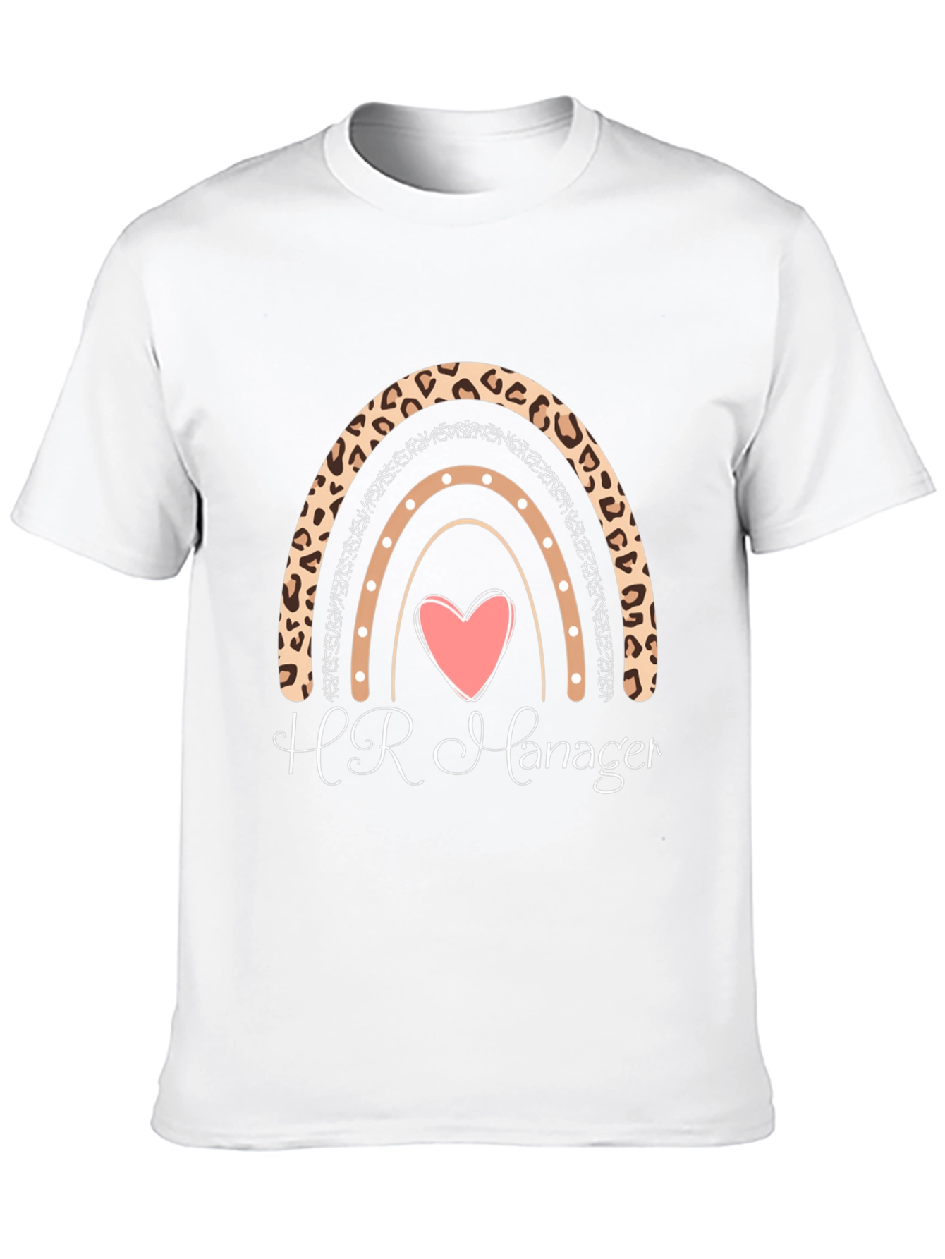 HR Manager Leopard Rainbow T-Shirt