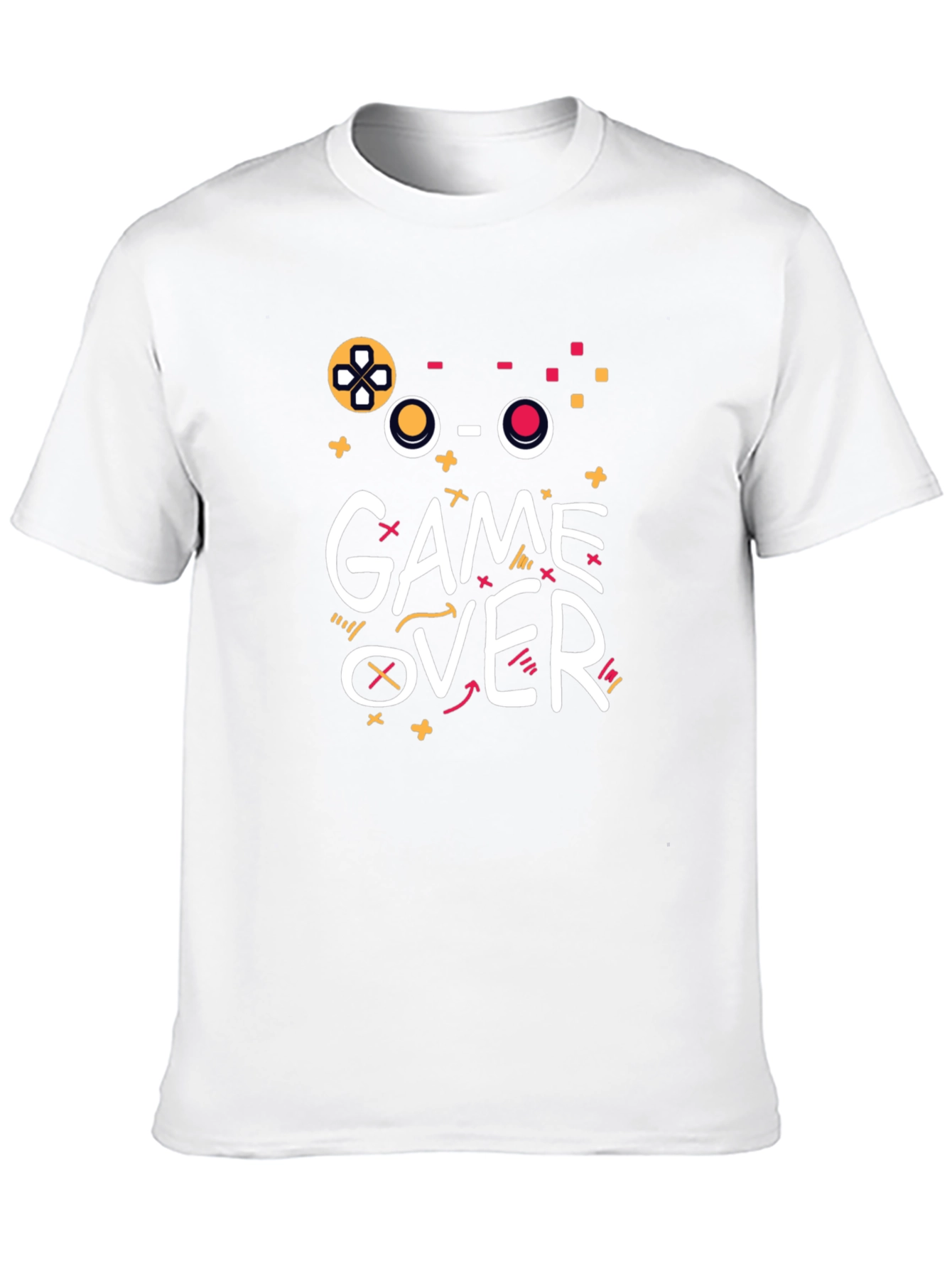 Game Over T-Shirt - Gamer Style Graphic Tee