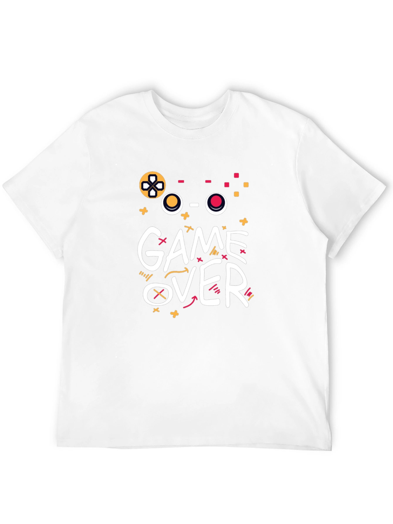 Game Over T-Shirt - Gamer Style Graphic Tee