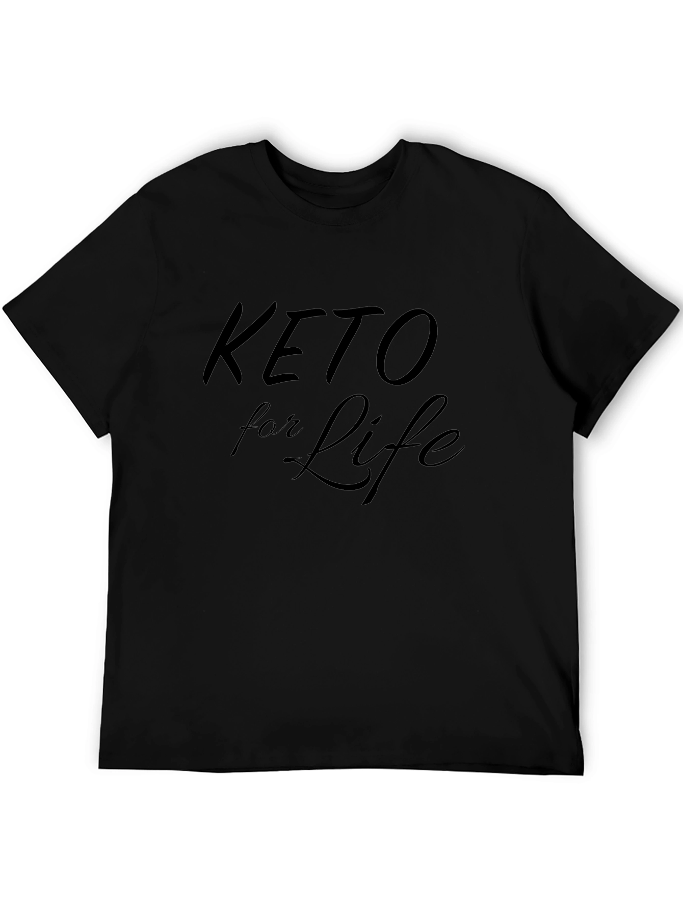 Keto for Life Graphic Tee - Black T-Shirt