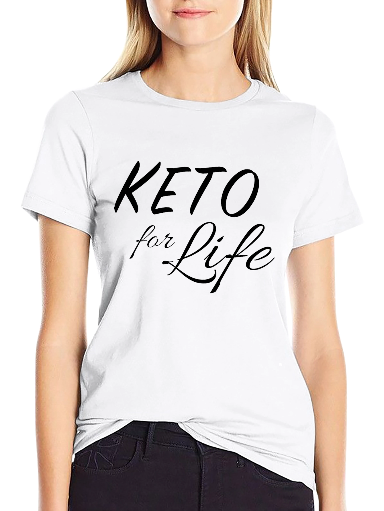 Keto for Life Graphic Tee - Black T-Shirt
