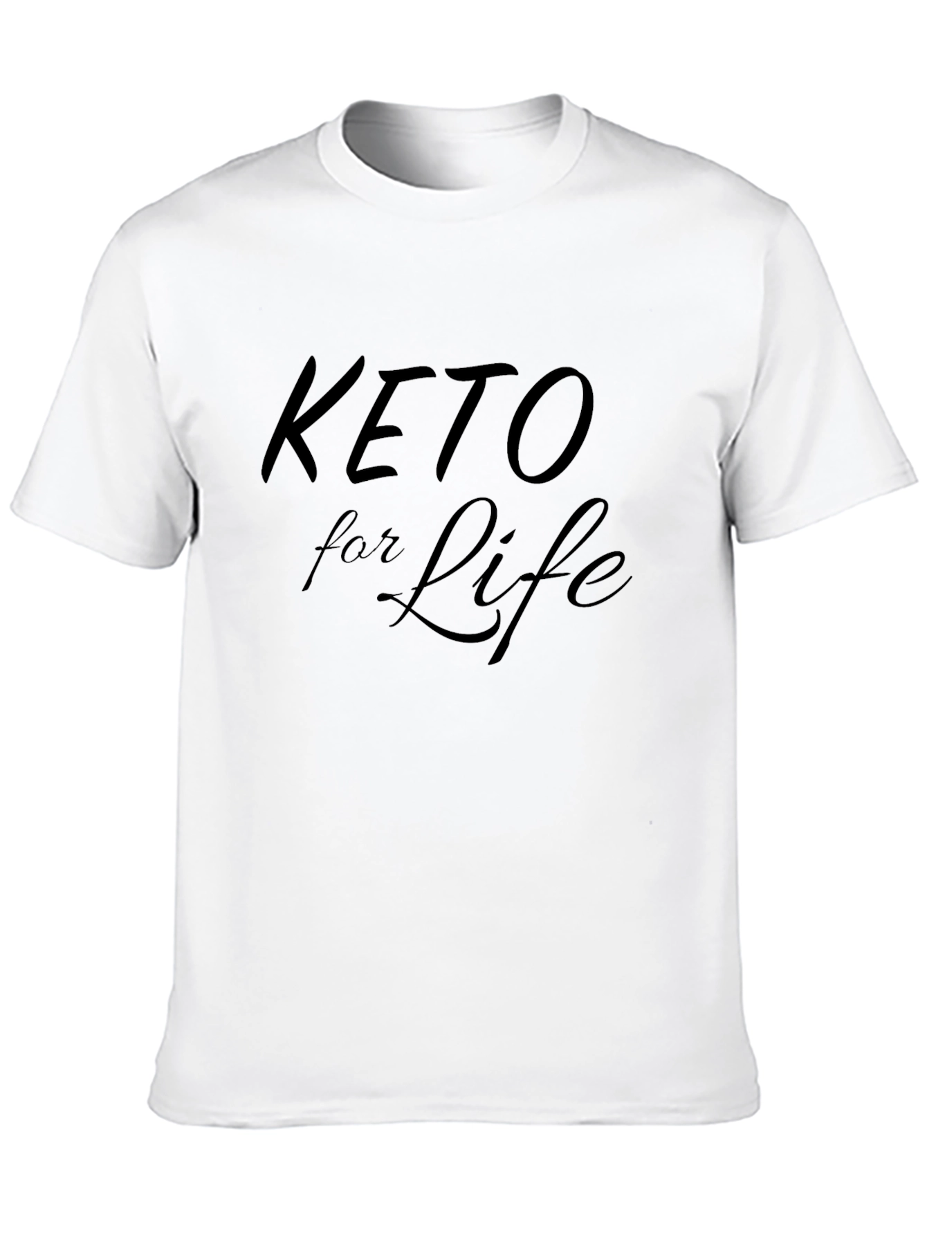 Keto for Life Graphic Tee - Black T-Shirt