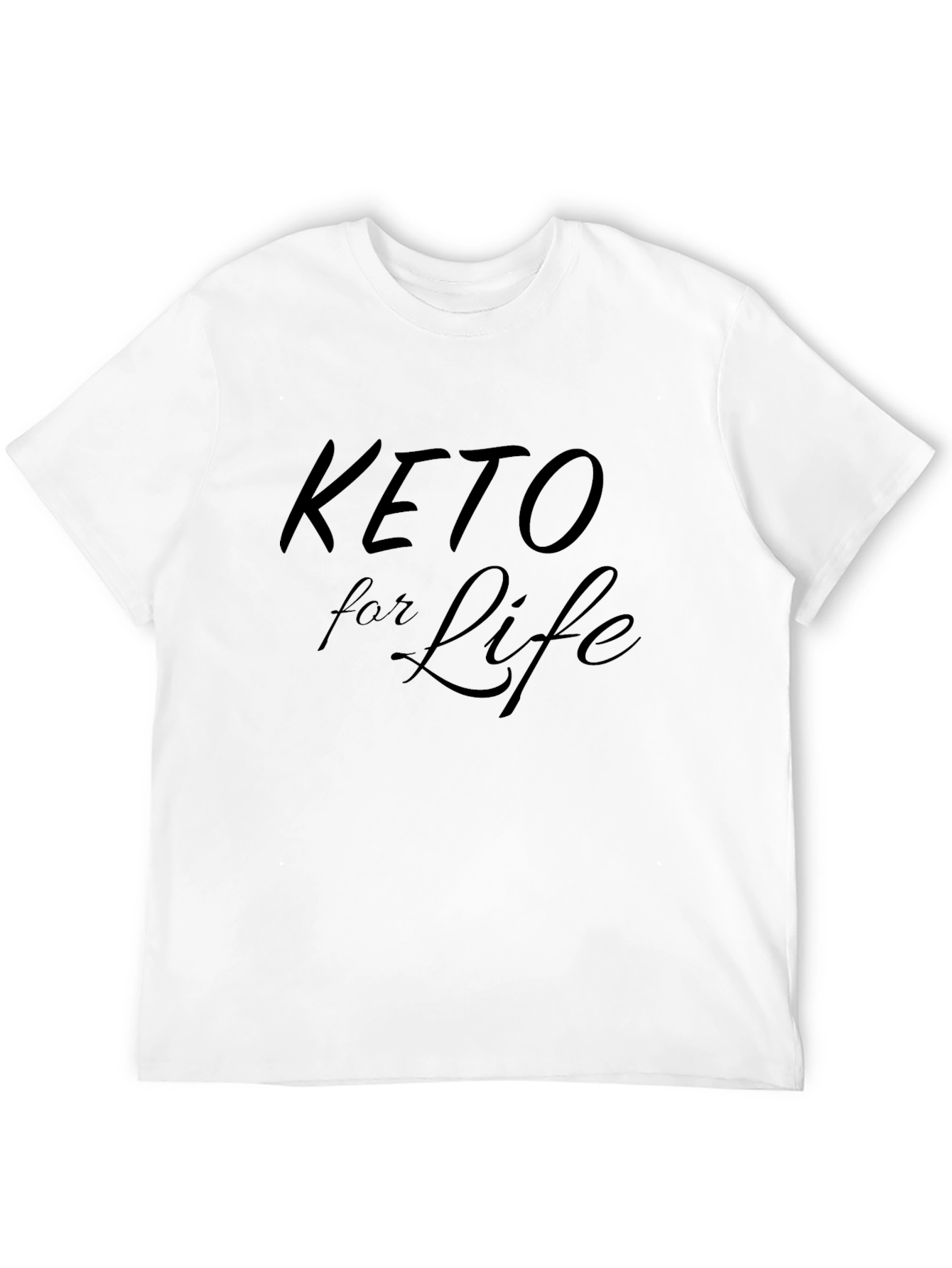 Keto for Life Graphic Tee - Black T-Shirt
