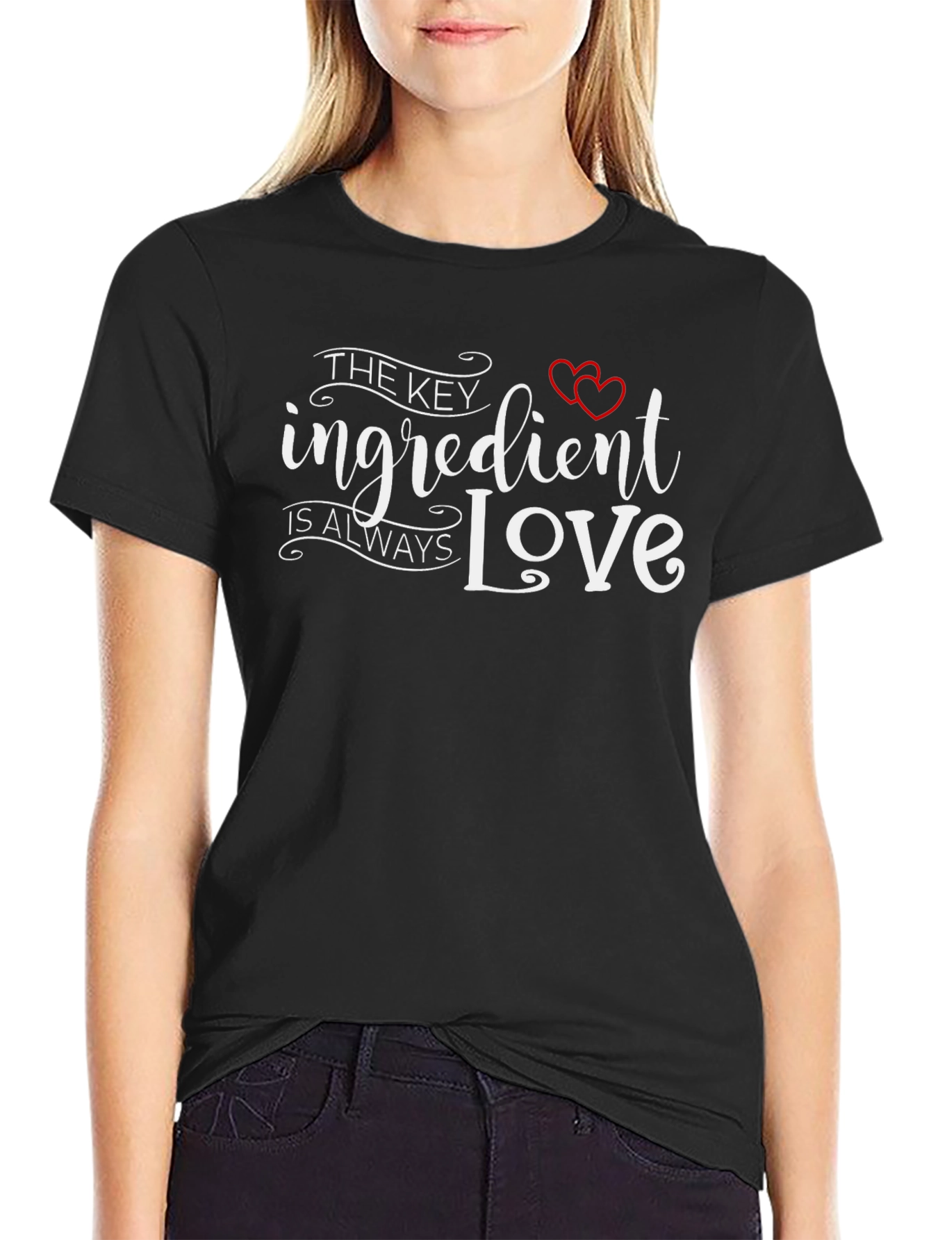 Love Ingredient Black T-Shirt