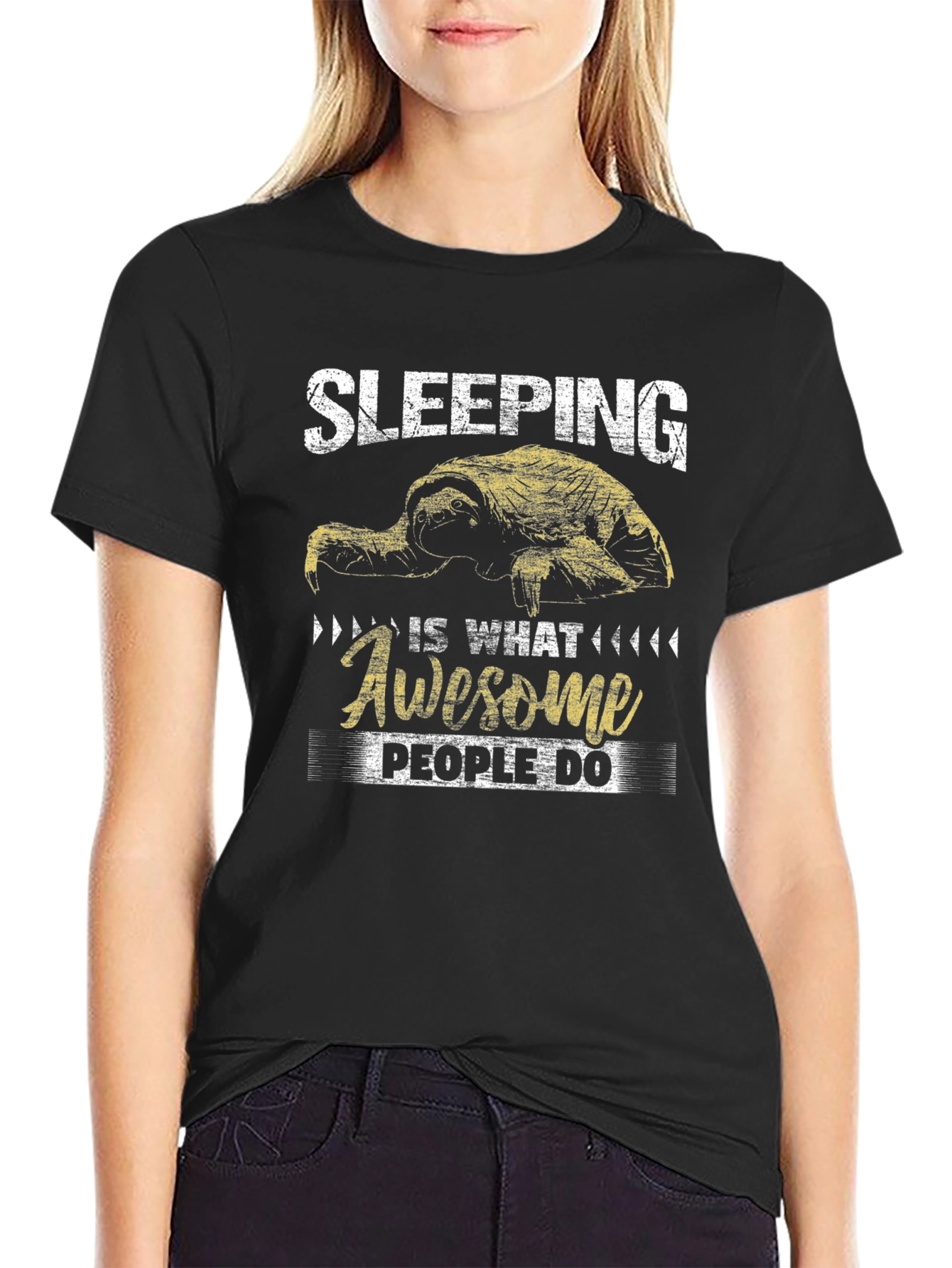 Sleeping Awesome People Turtle Tee