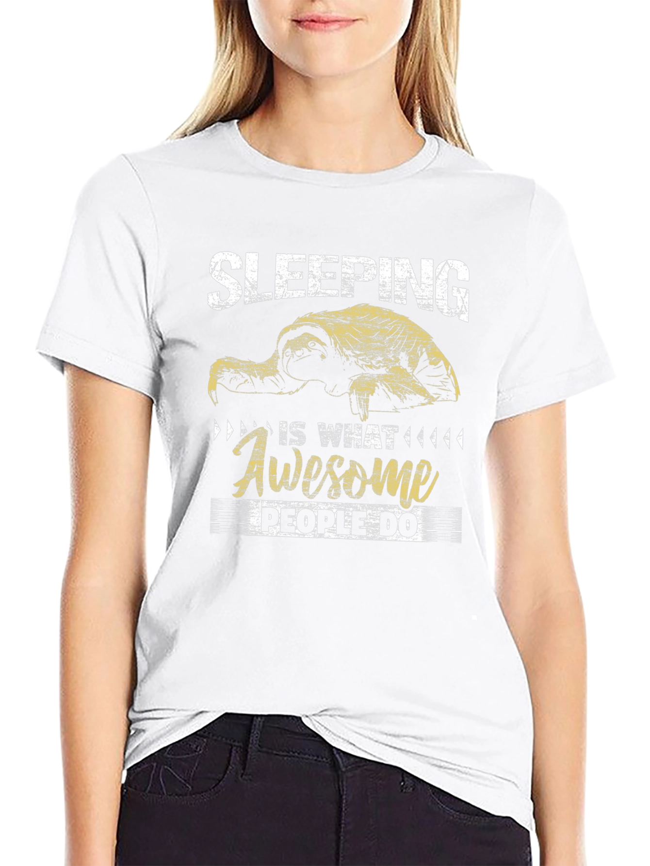 Sleeping Awesome People Turtle Tee