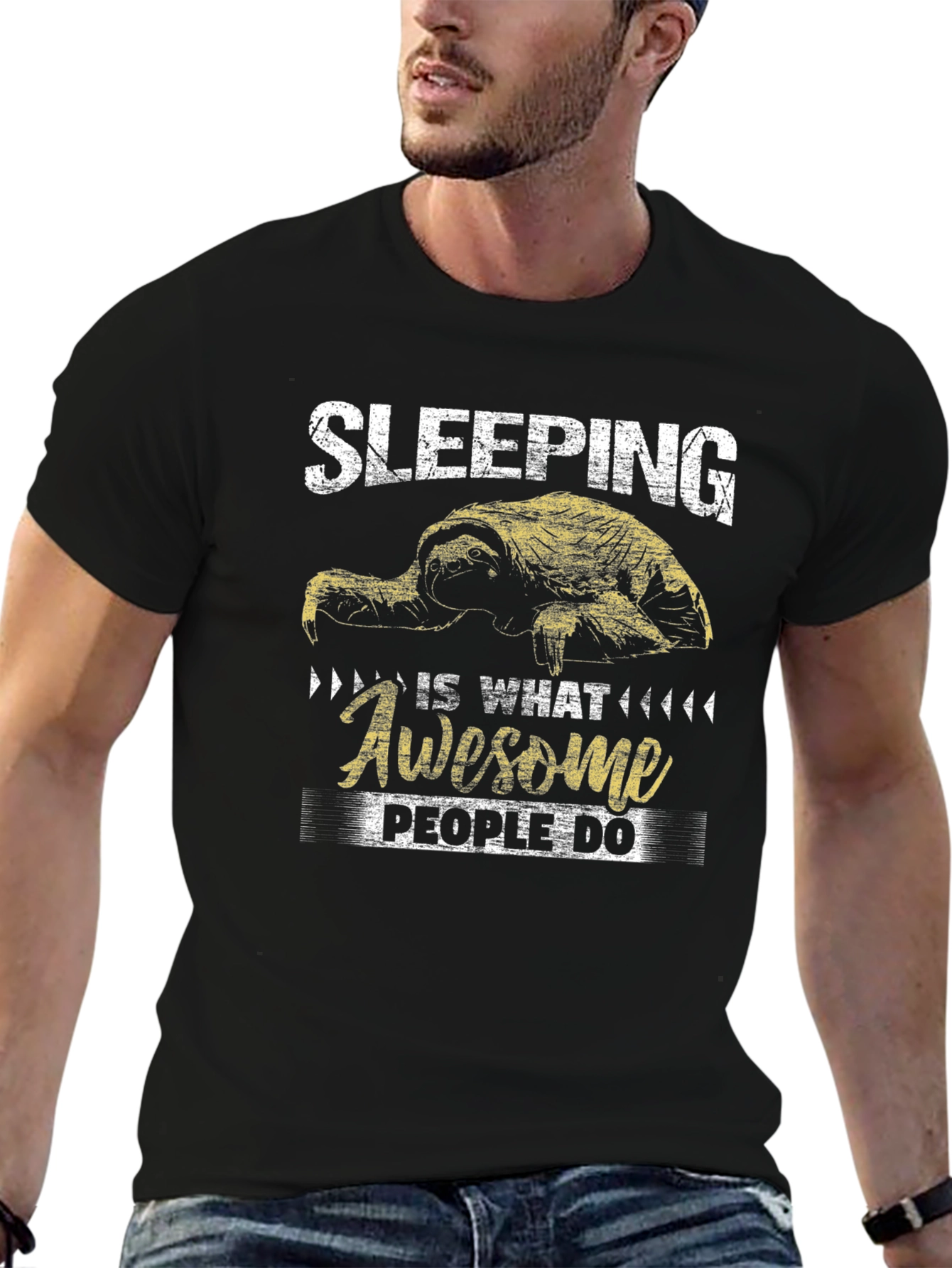 Sleeping Awesome People Turtle Tee
