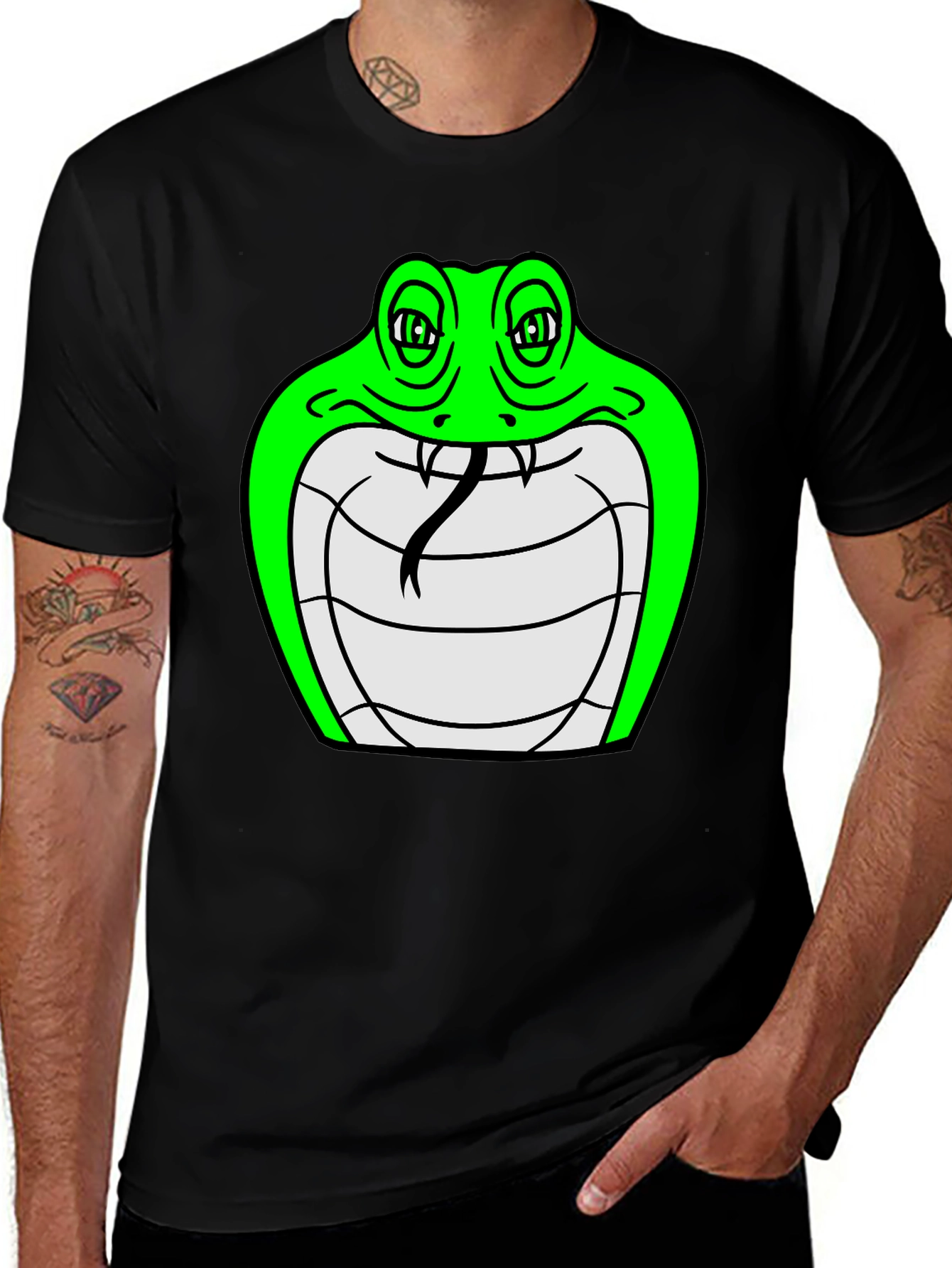 Cobra Graphic Tee - Cool Snake Design