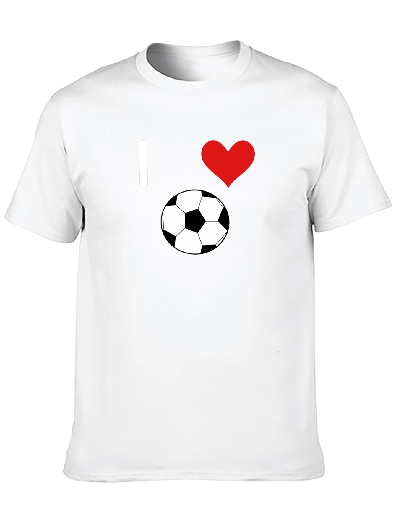 I Love Soccer T-Shirt - Classic Black Tee