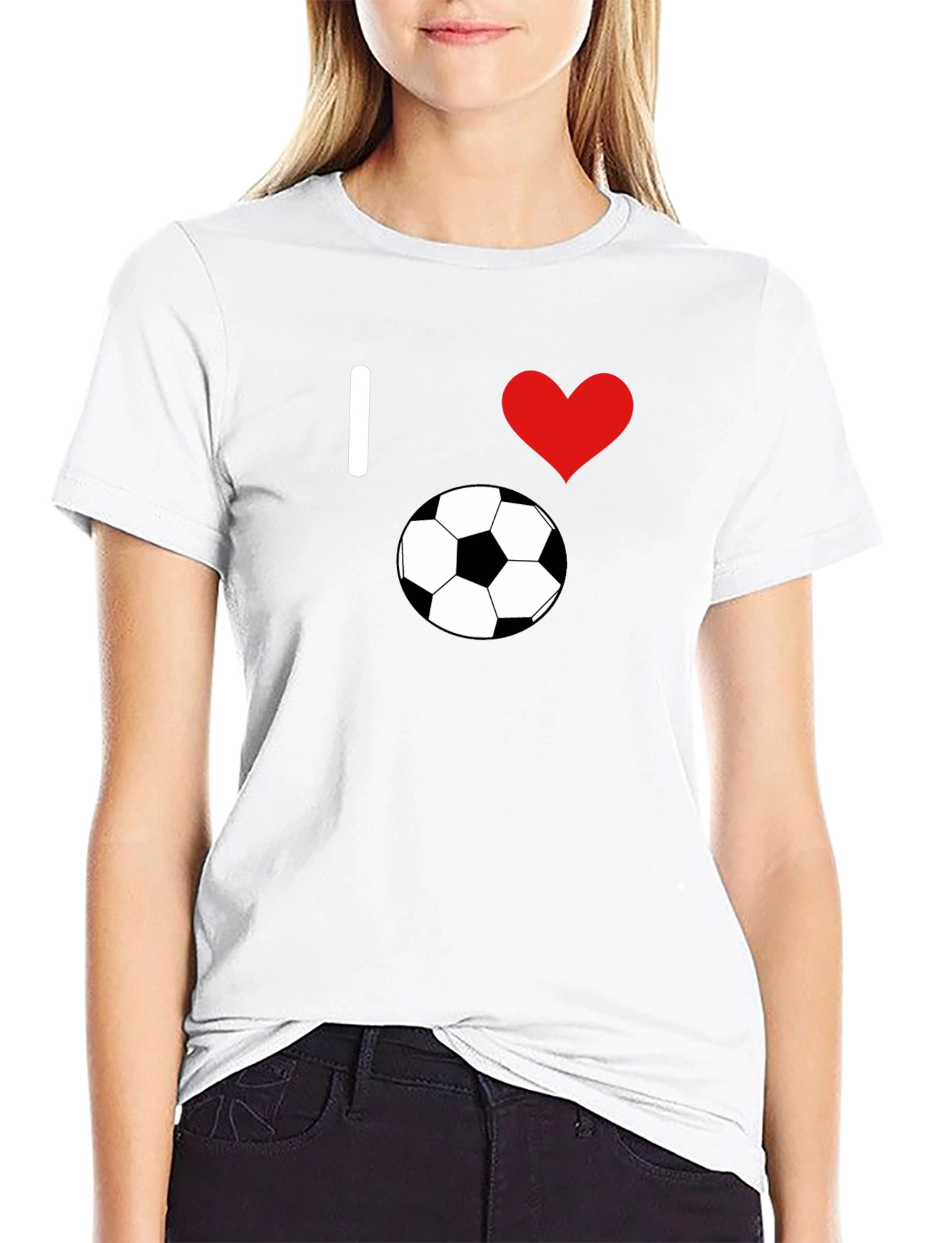I Love Soccer T-Shirt - Classic Black Tee