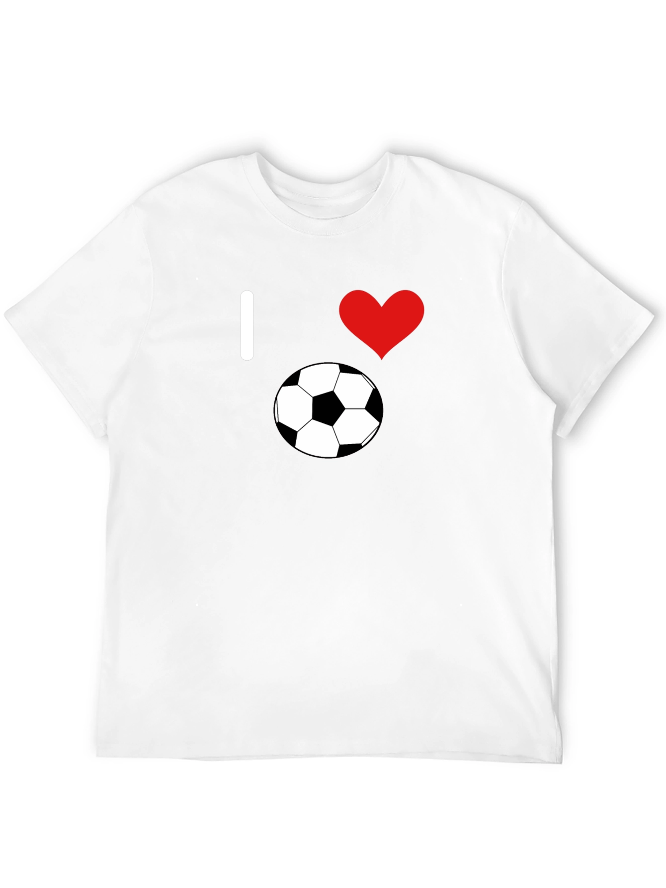 I Love Soccer T-Shirt - Classic Black Tee