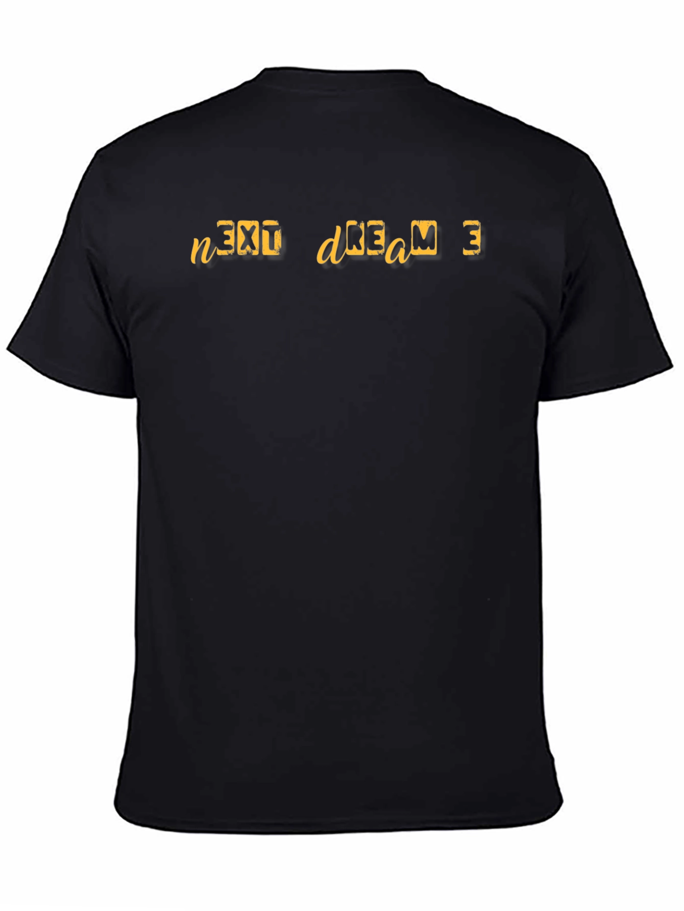 Next Dream Tee - Black Casual T-Shirt