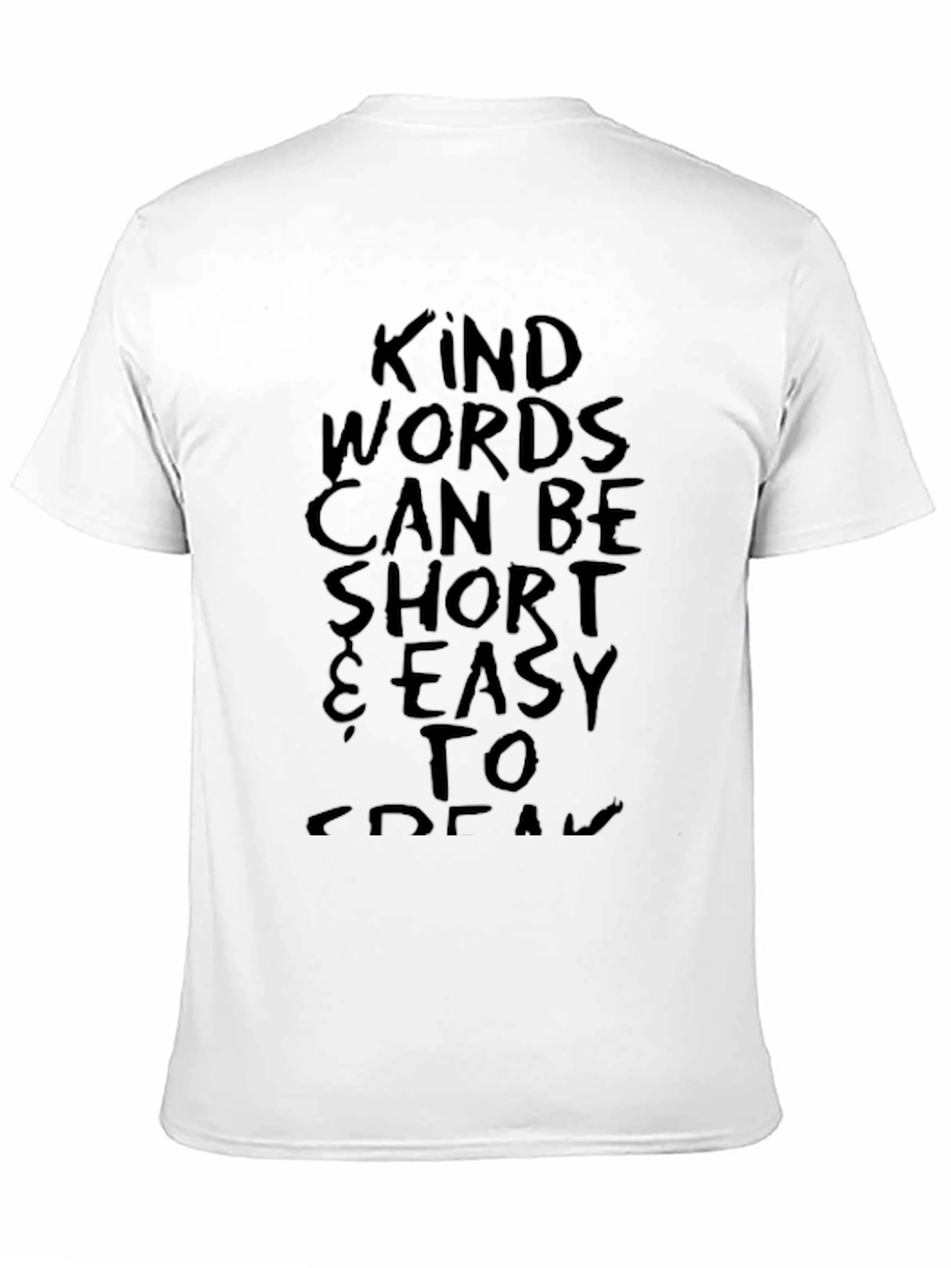 Kind Words Short Sleeve T-Shirt - Black