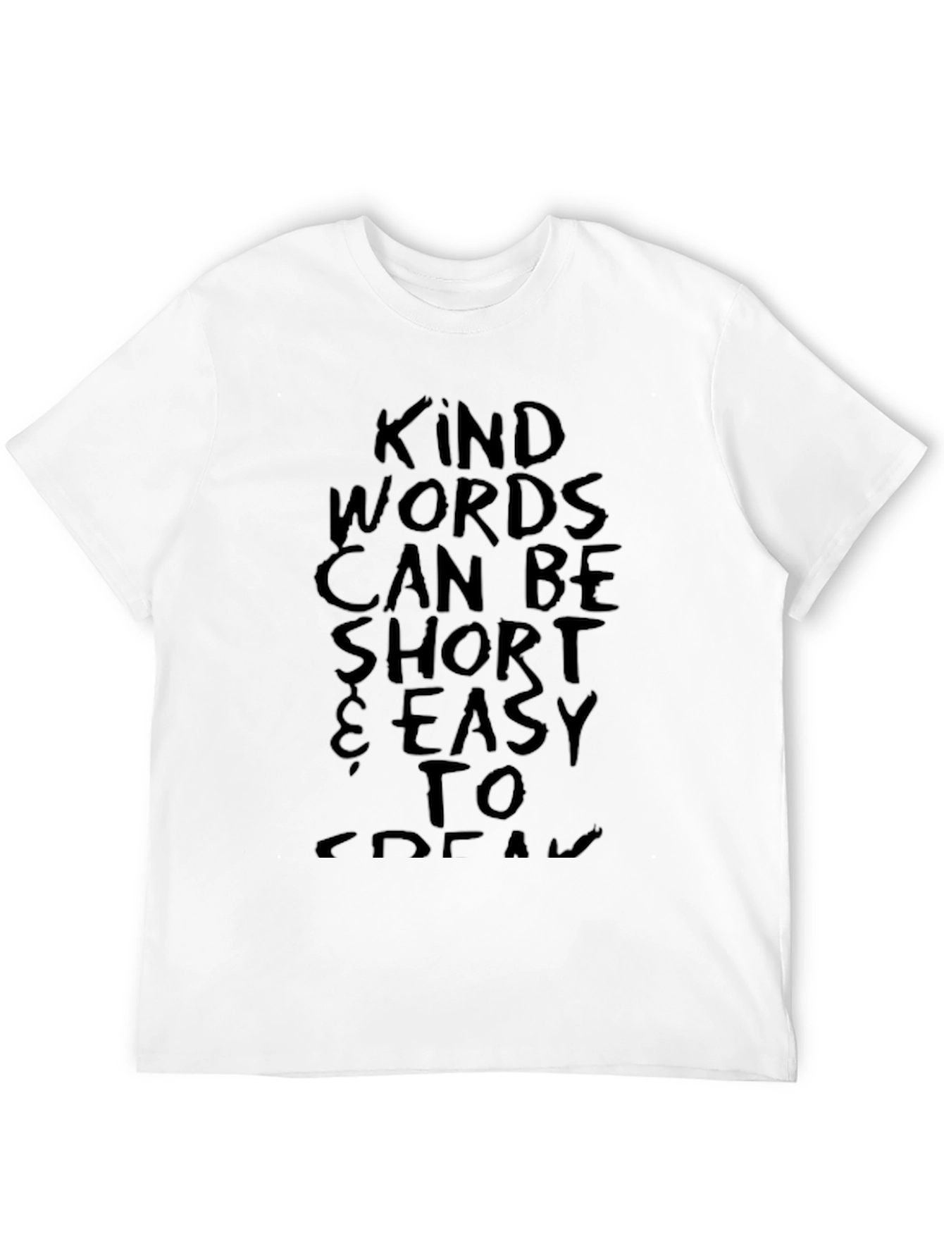 Kind Words Short Sleeve T-Shirt - Black
