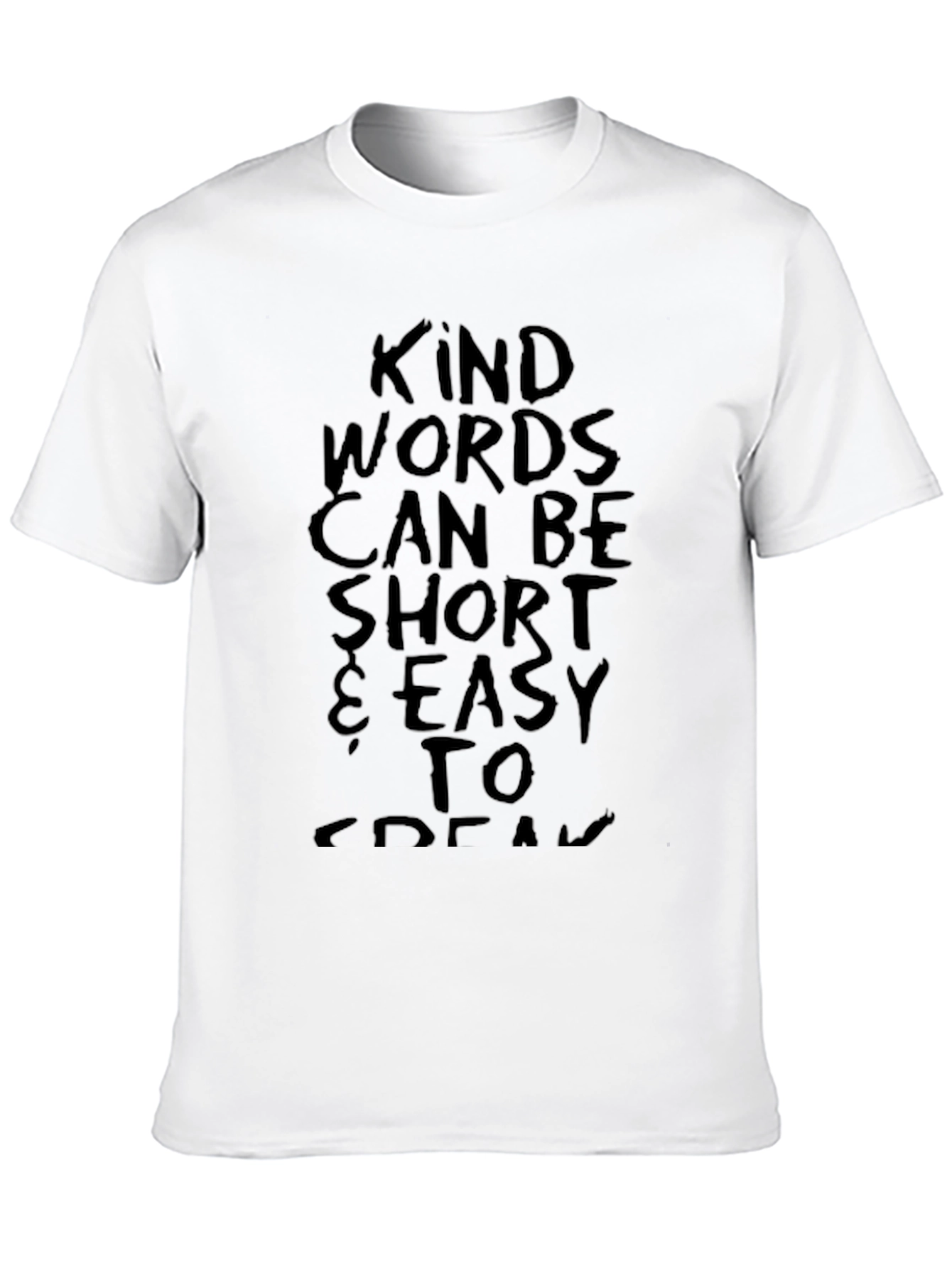 Kind Words Short Sleeve T-Shirt - Black